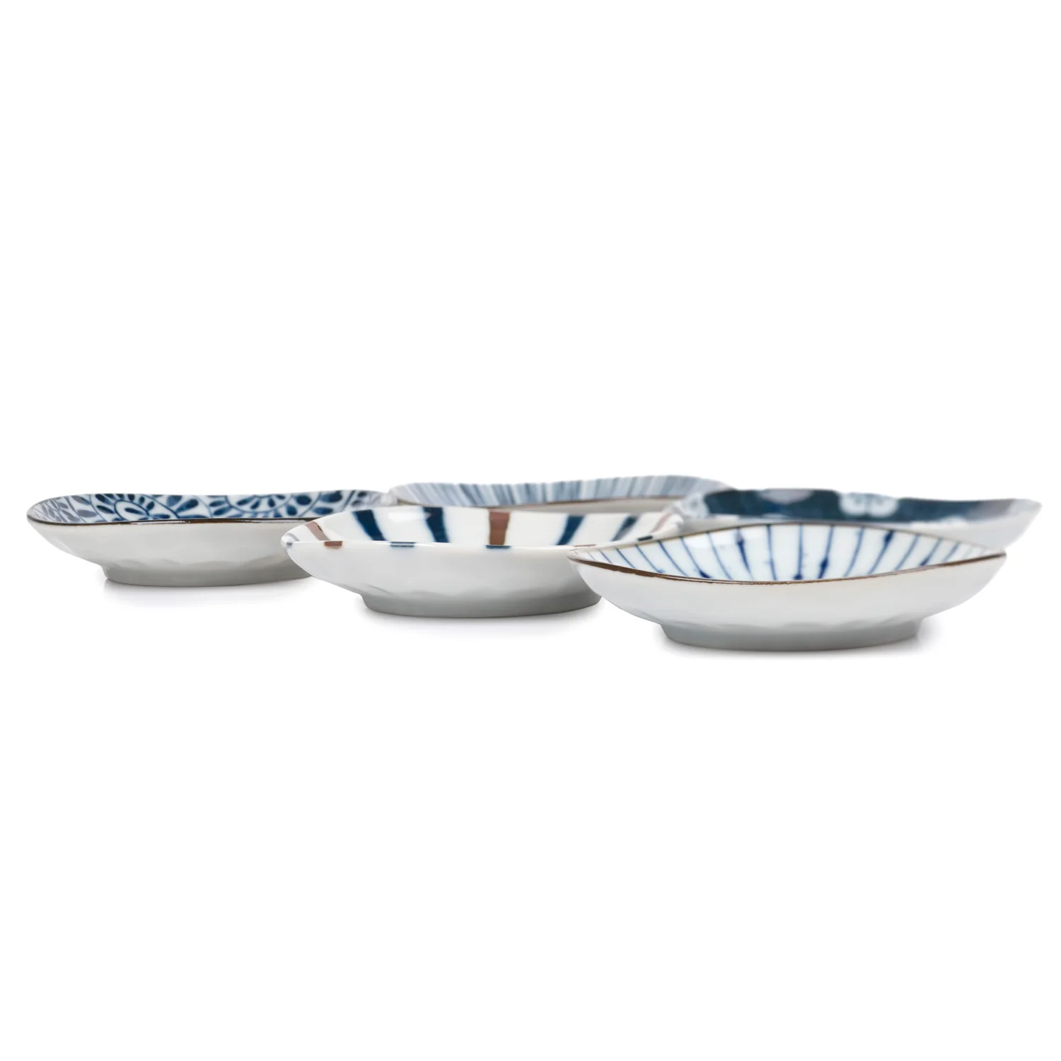Aizome 5 Piece Japanese Mini Plate Gift Set - Image 2