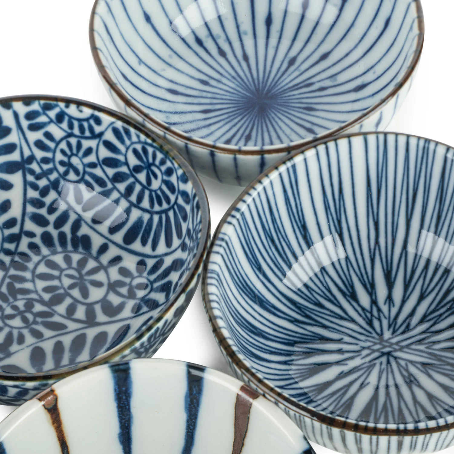 Aizome 5 Piece Japanese Sauce Dish Gift Set - Image 4