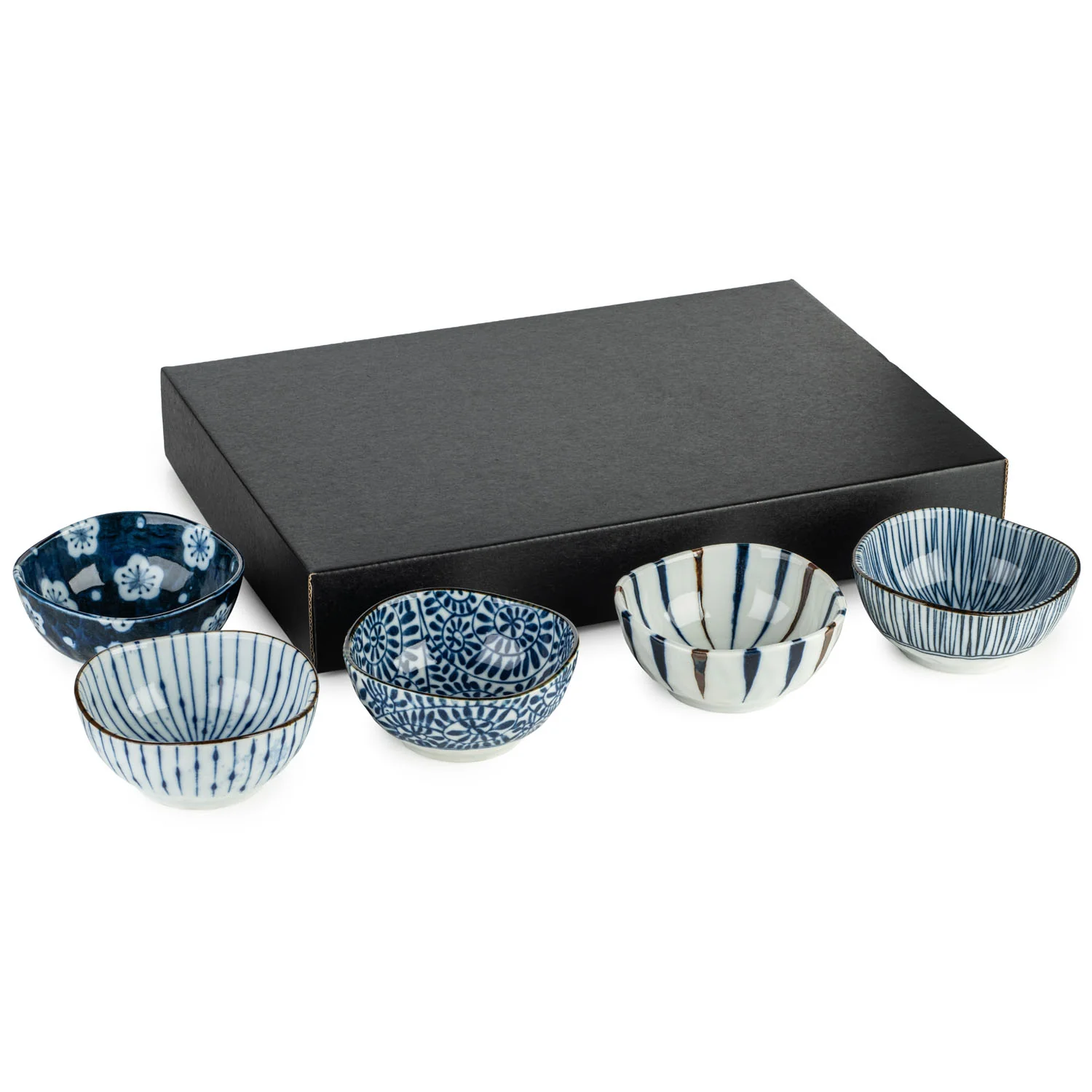 Aizome 5 Piece Japanese Sauce Dish Gift Set - Image 6