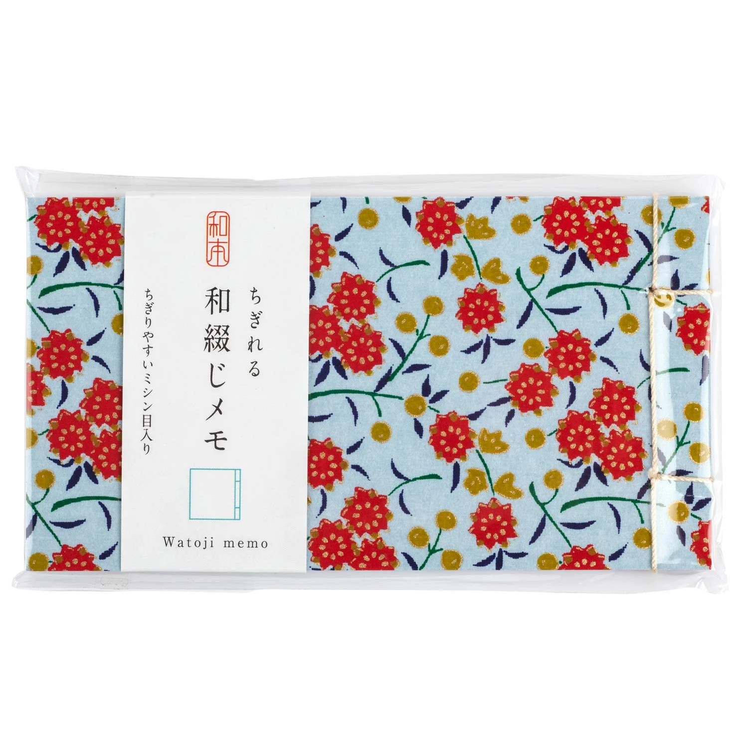 Aka Kobana Yuzen Mini Japanese Memo Pad - Image 5