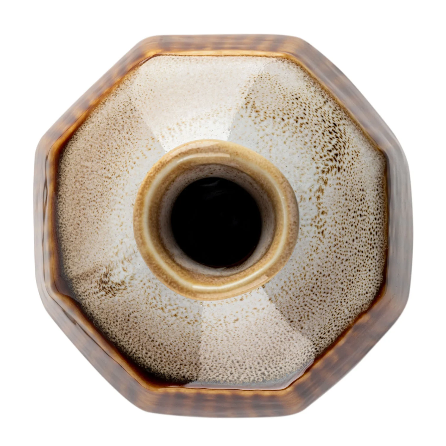 Amber Brown Japanese Mini Vase - Image 4