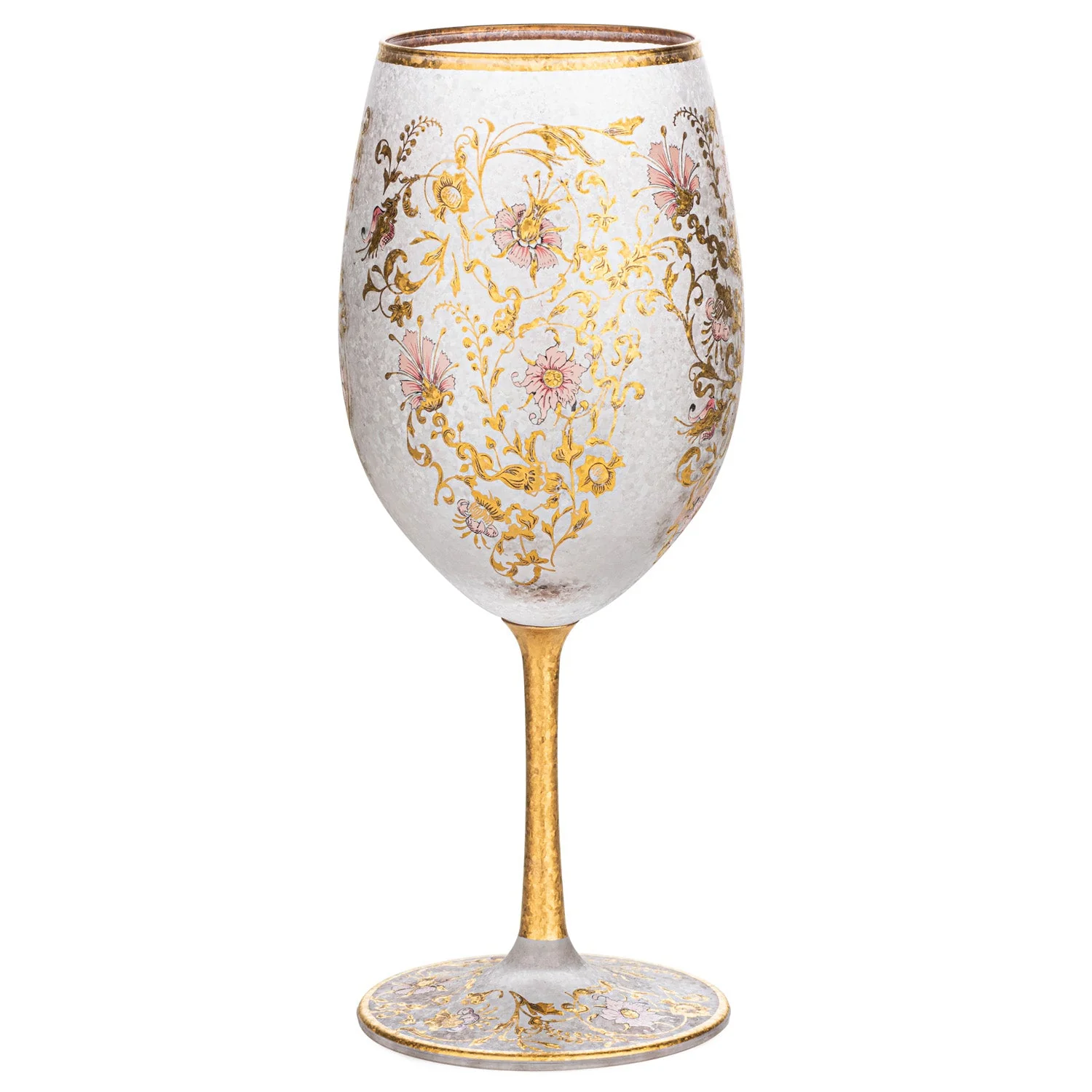Arabesque Gold Premium Japanese Wine Glass - Image 2