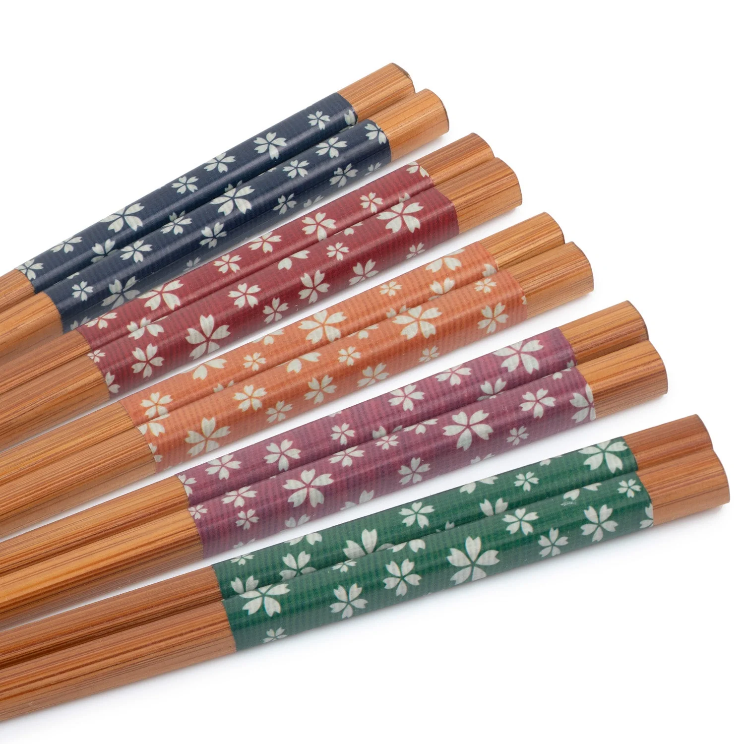 Bamboo Cherry Blossom Japanese Chopstick Gift Set - Image 2