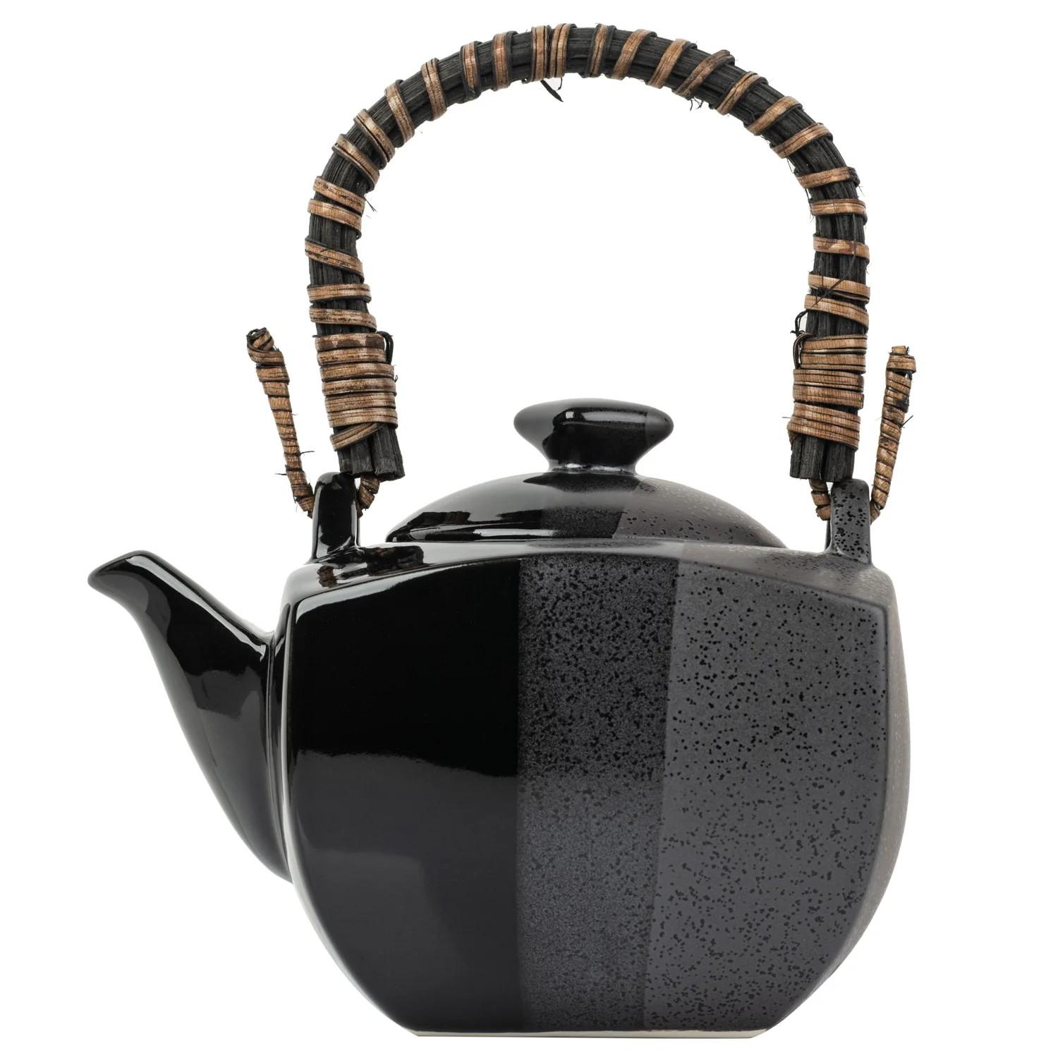 Black Nanban Traditional Japanese Teapot - Image 2