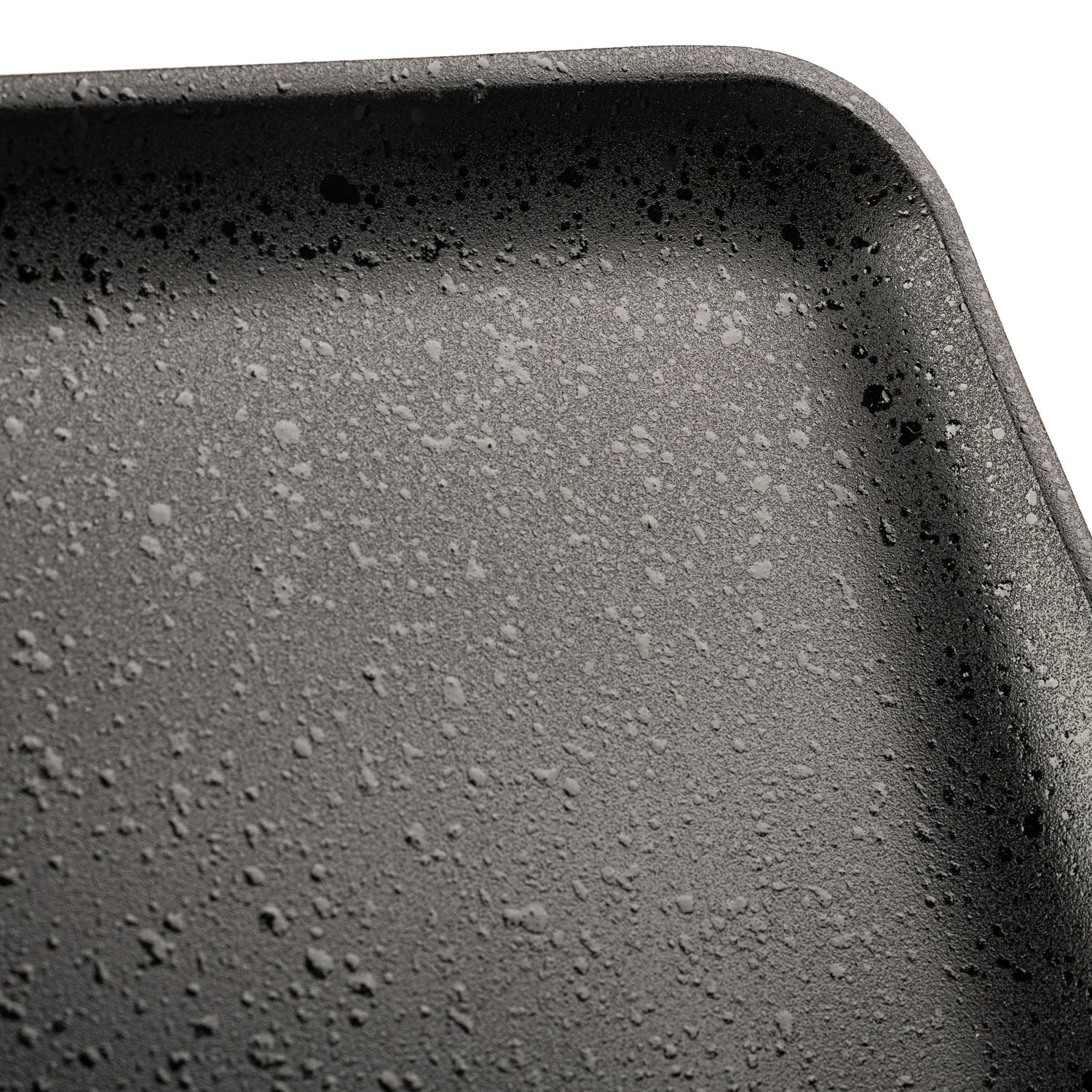 Black Speckled Oblong Plastic Japanese Tray - Image 4