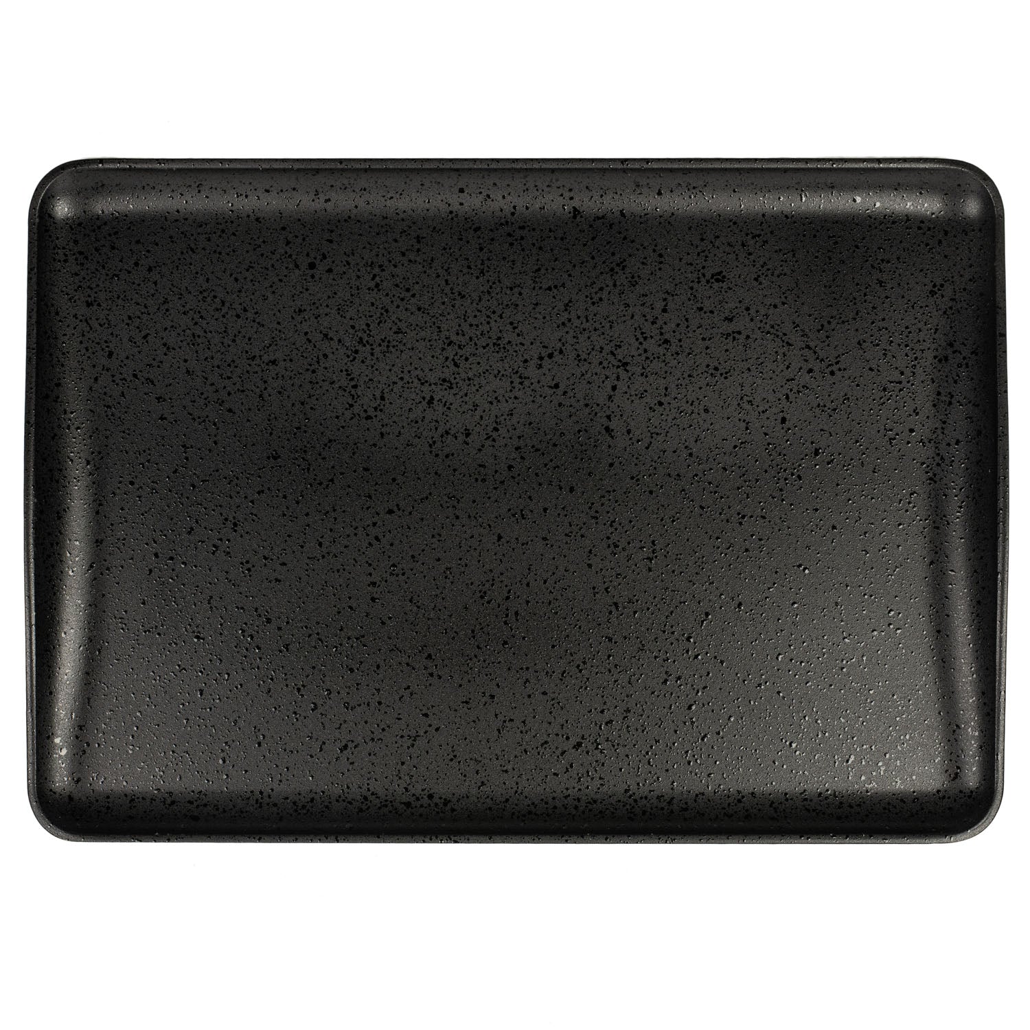 Black Speckled Oblong Plastic Japanese Tray - Image 5