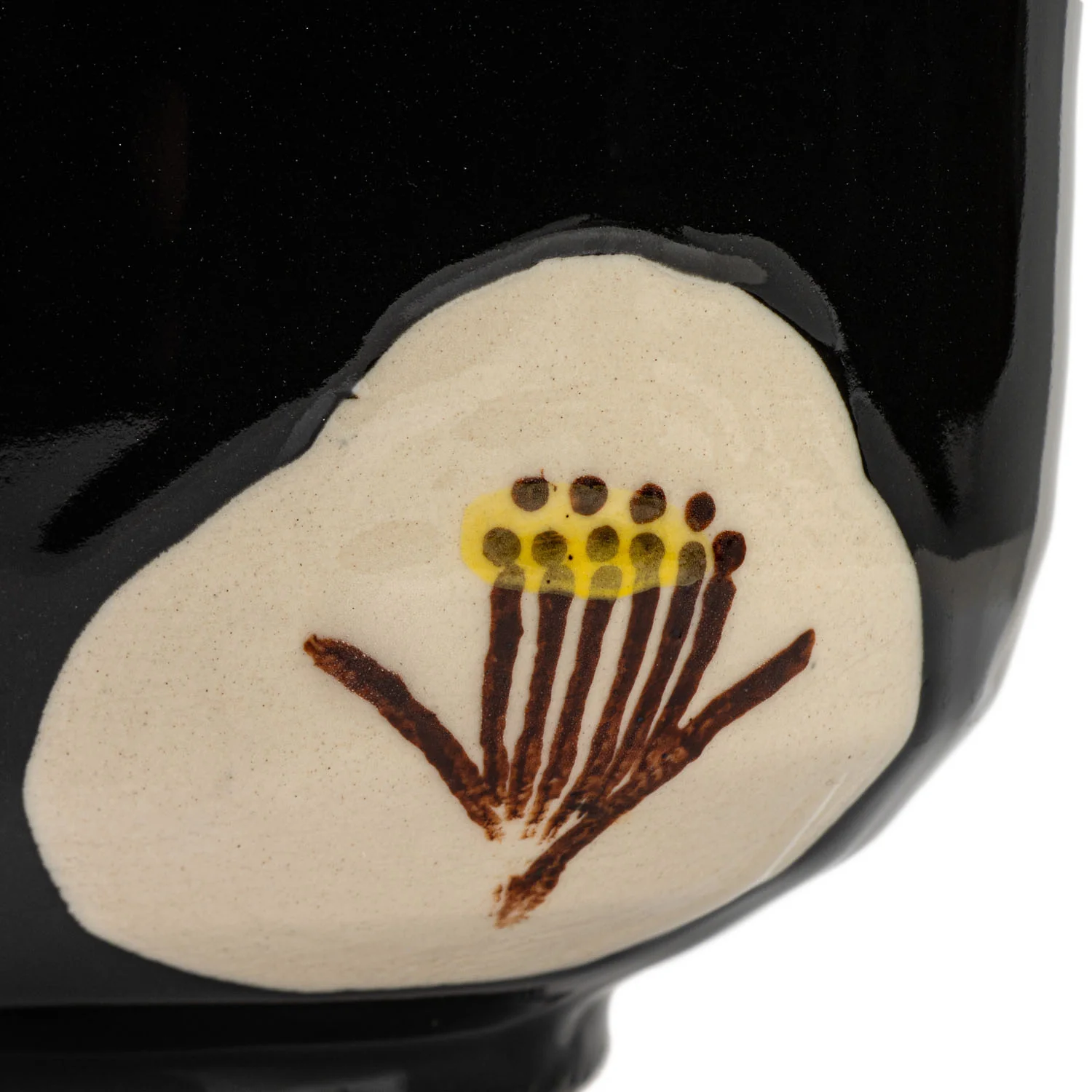 Black Tsubaki Japanese Matcha Teacup - Image 5