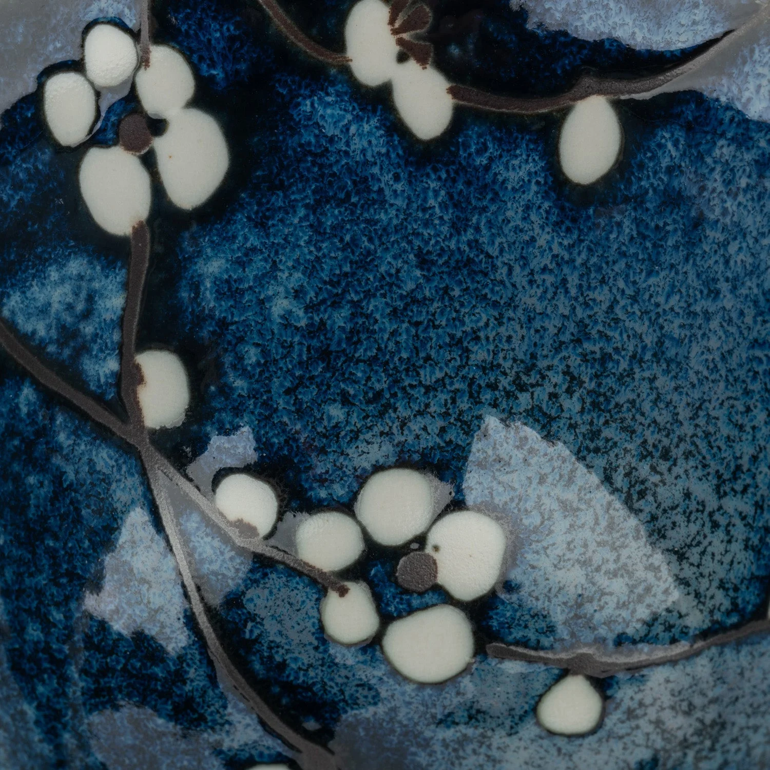 Blue Hana Cherry Blossom Japanese Rice Bowl - Image 4