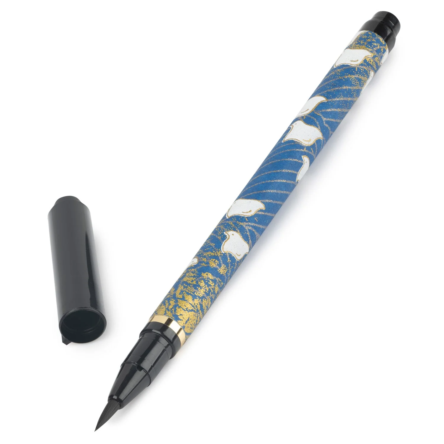 Blue Koto Japanese Calligraphy Brush Pen - Image 3