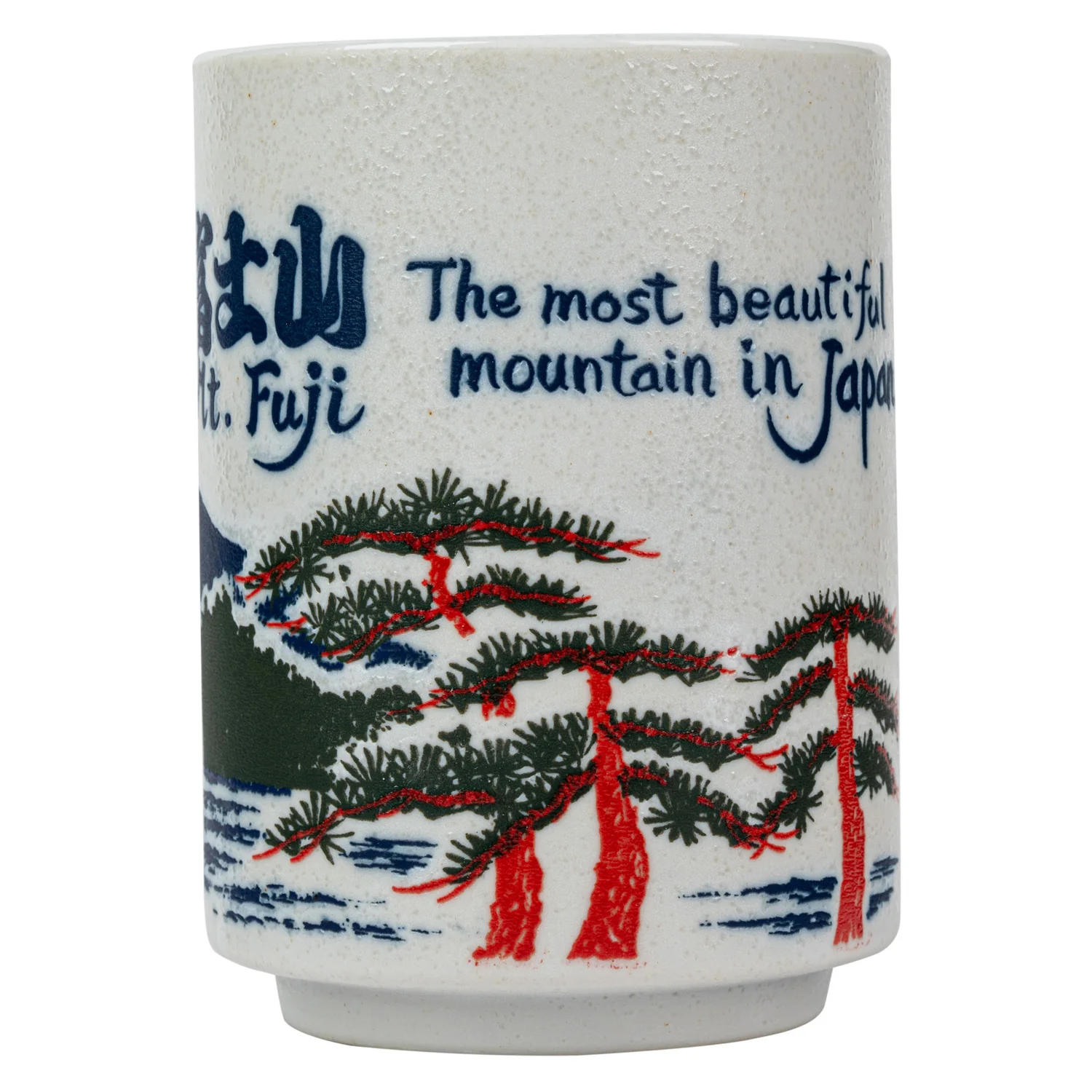 Blue Mount Fuji Japanese Tea Cup - Image 2