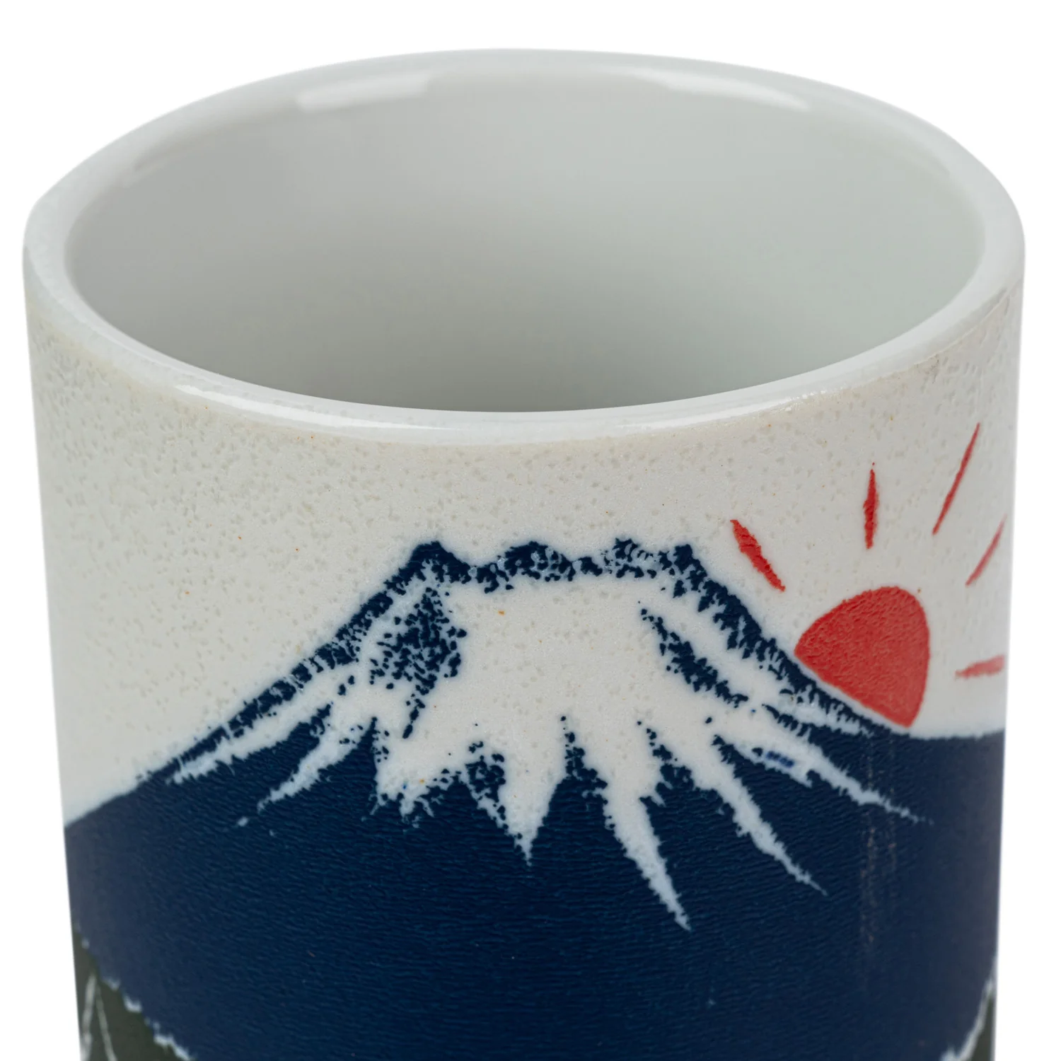 Blue Mount Fuji Japanese Tea Cup - Image 3