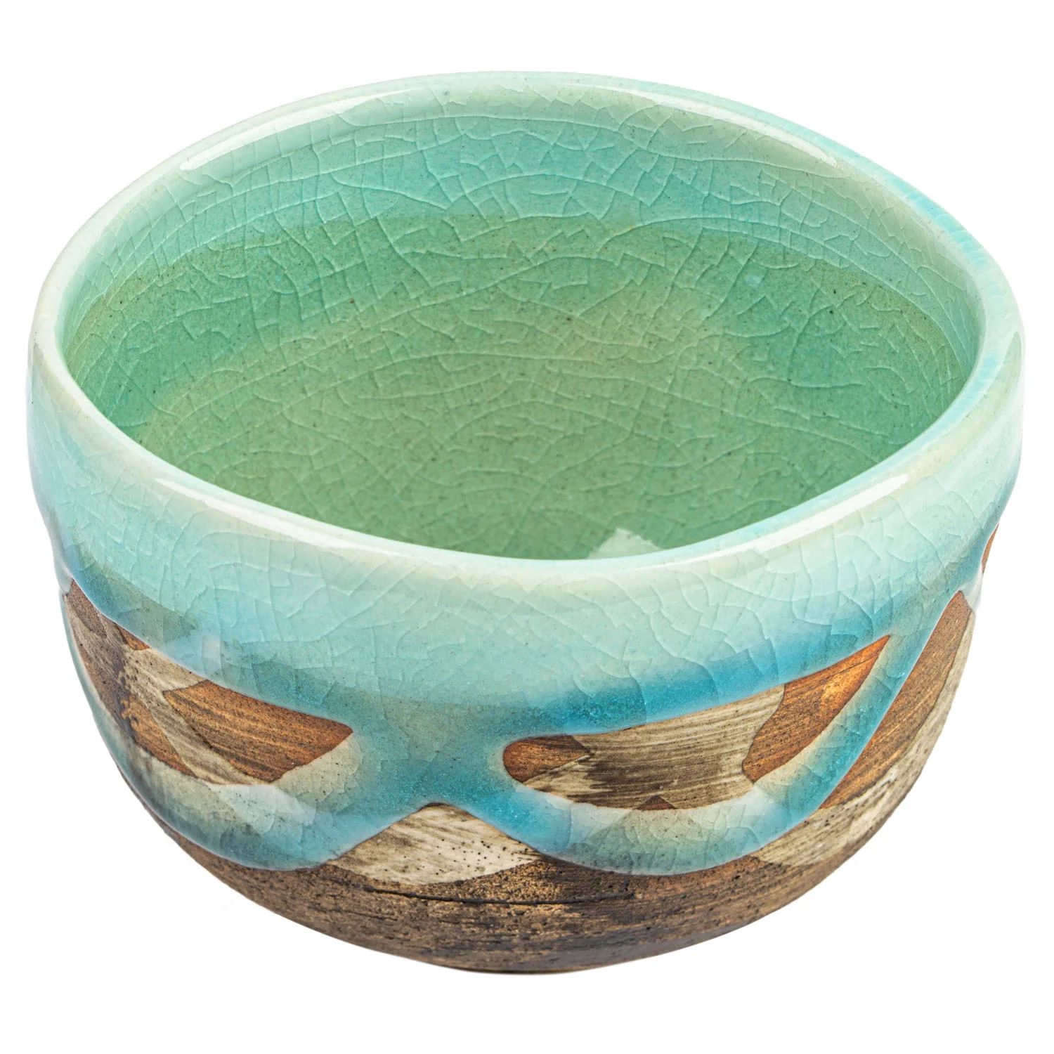 Blue Nagashi Premium Japanese Matcha Tea Cup - Image 2