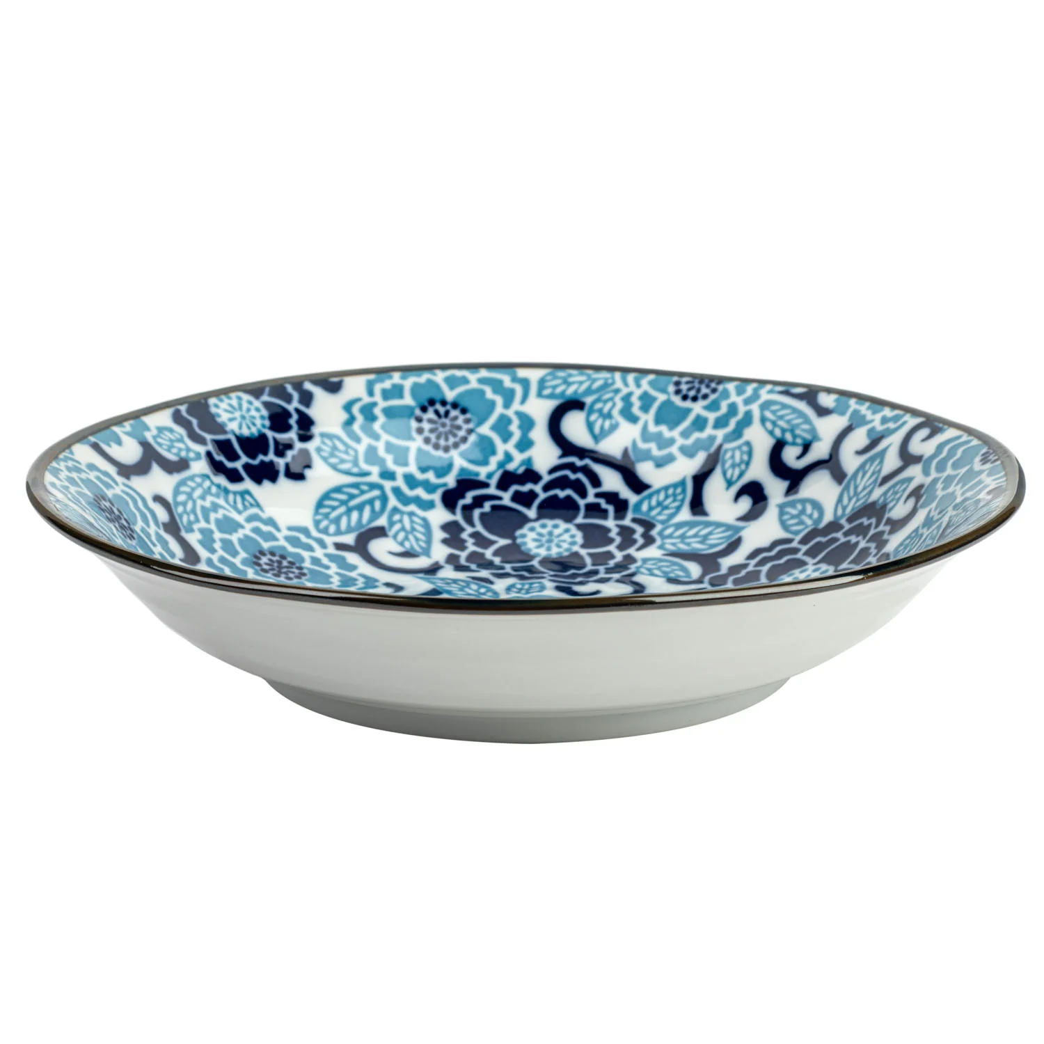 Blue Peony Japanese Bowl - Image 2