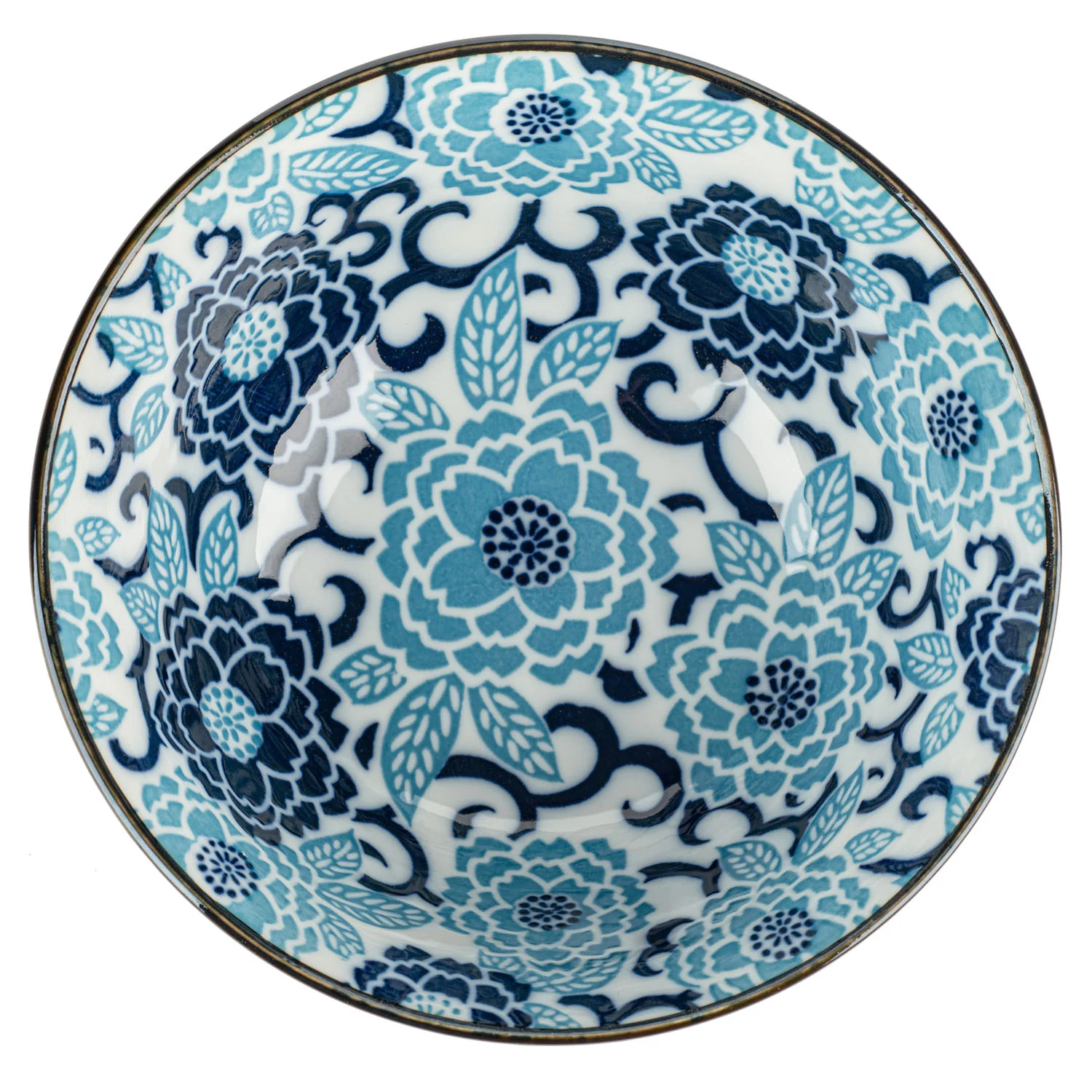 Blue Peony Japanese Bowl Gift Set - Image 2