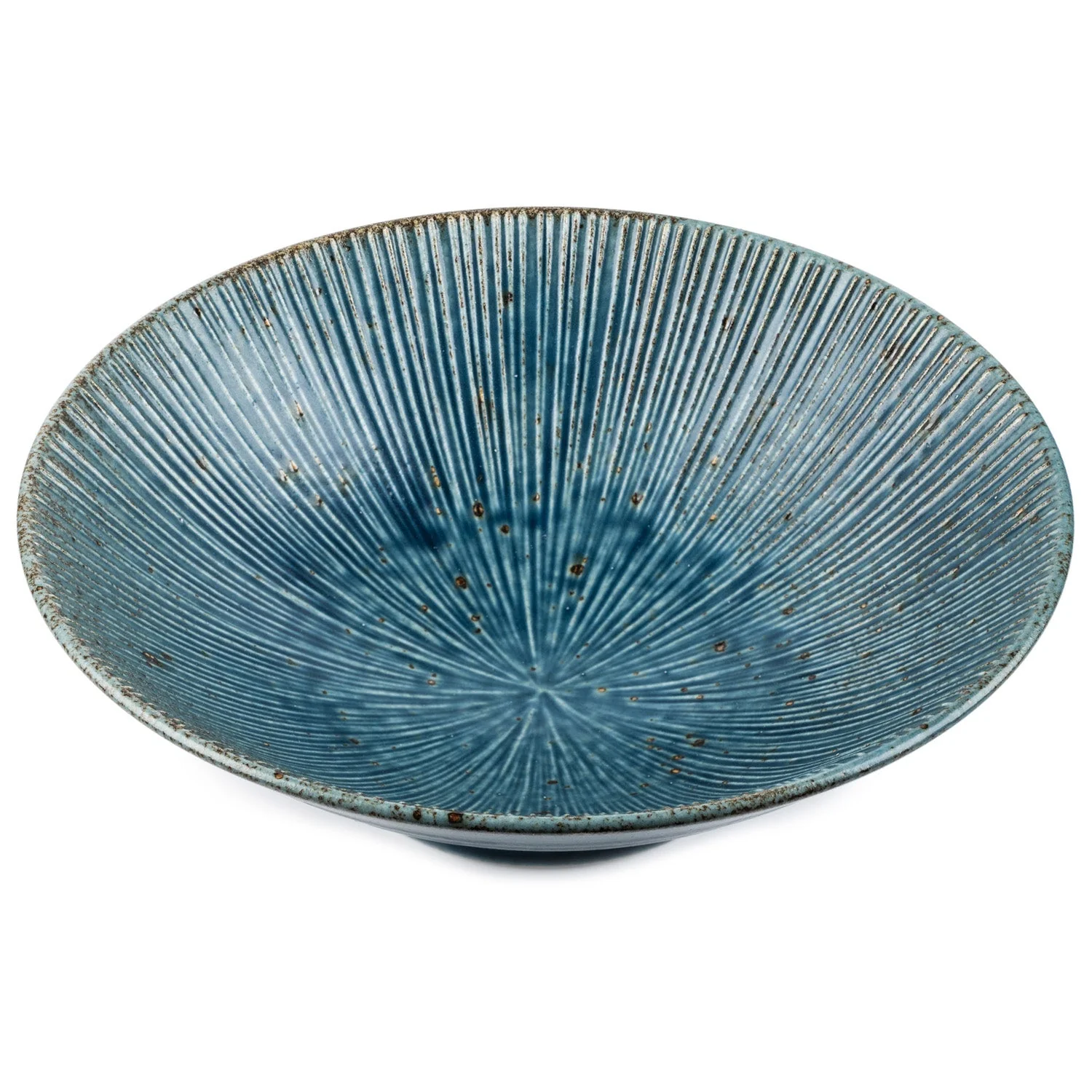 Blue Wabi Sabi Premium Japanese Serving Bowl - Image 2