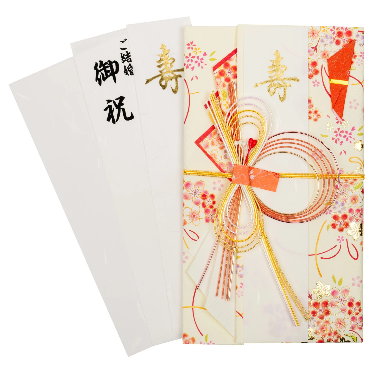 Bunch of Flowers Japanese Wedding Card - Image 3