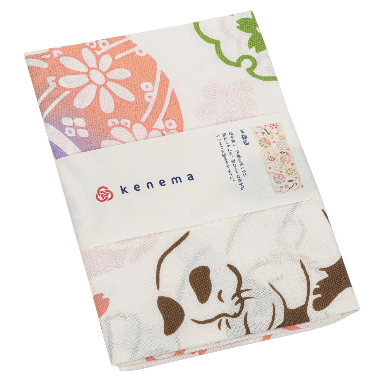 Cats and Temari Japanese Tapestry Set - Image 5