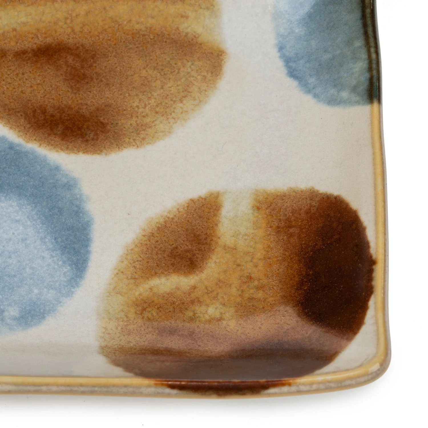Dot Brush Blue Japanese Sushi Plate Gift Set - Image 4