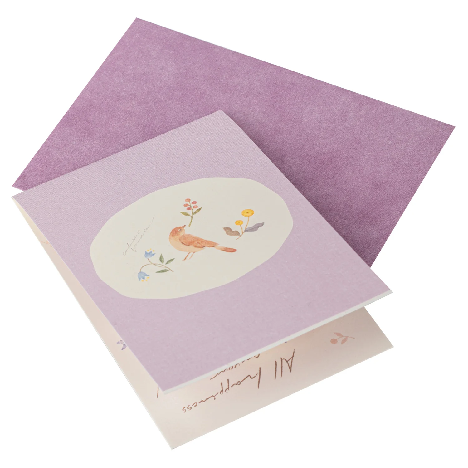 Floral Mini Pop Open Japanese Birthday Card - Image 3