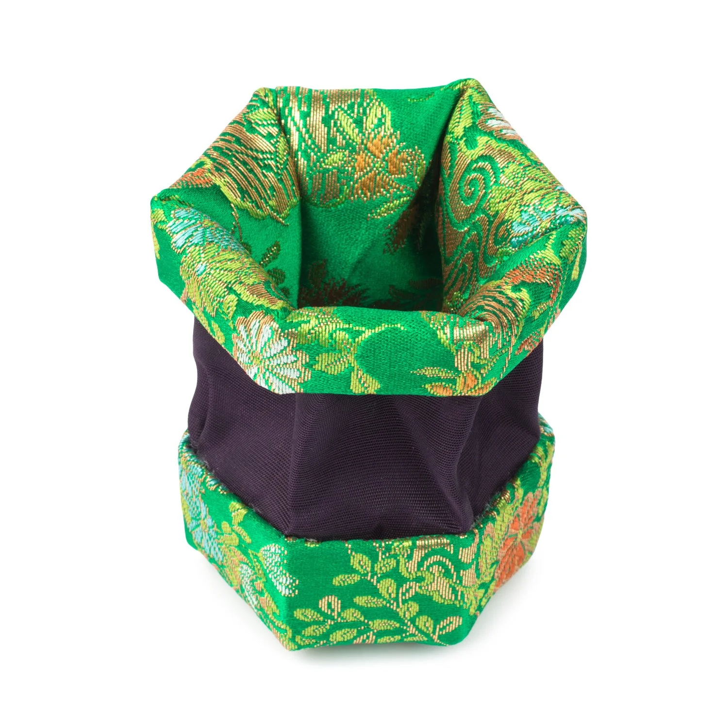 Green Floral Traditional Japanese Jewellery Box - Image 2