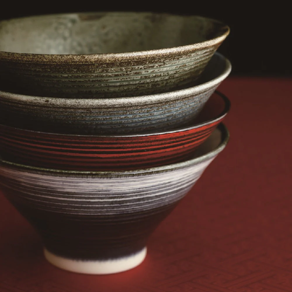 Green Wabi Sabi Premium Japanese Ramen Bowl - Image 6
