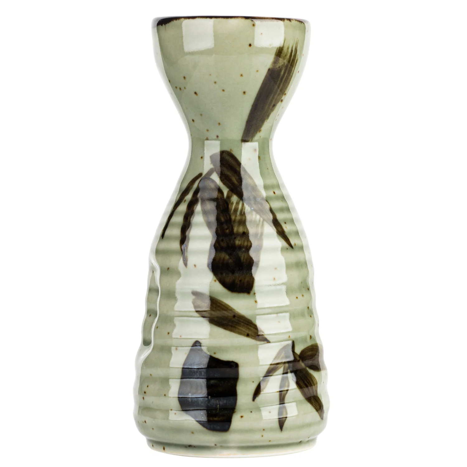Grey Sasa Traditional Japanese Sake Jug - Image 2