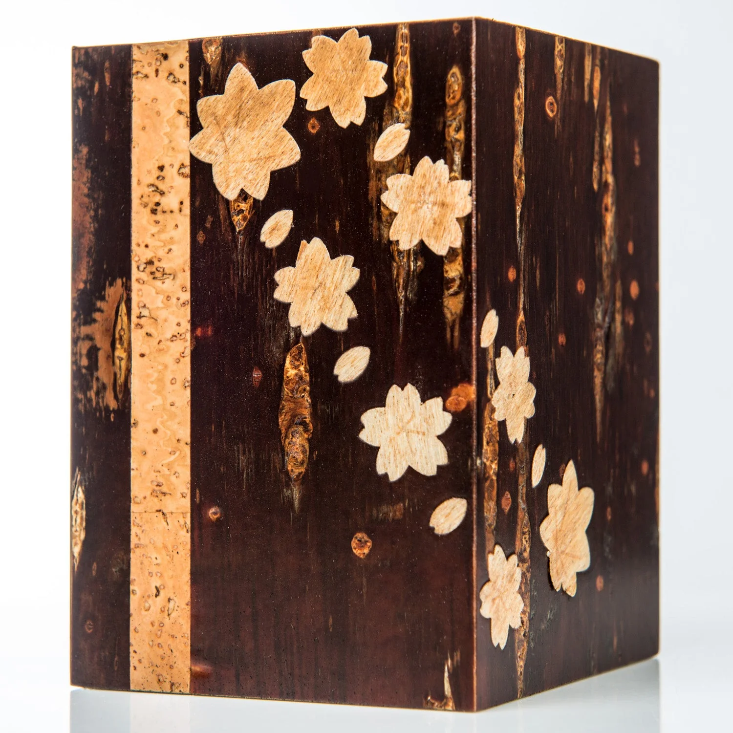 Handmade Cherry Bark Japanese Pen Box - Image 2