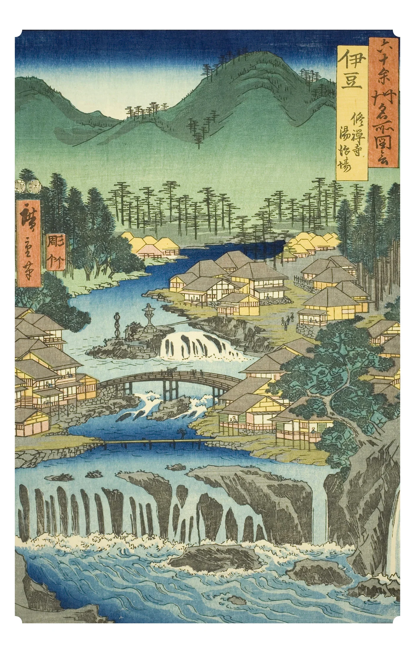 Hiroshige Keepsake Box 72 Japanese Postcards - Image 5