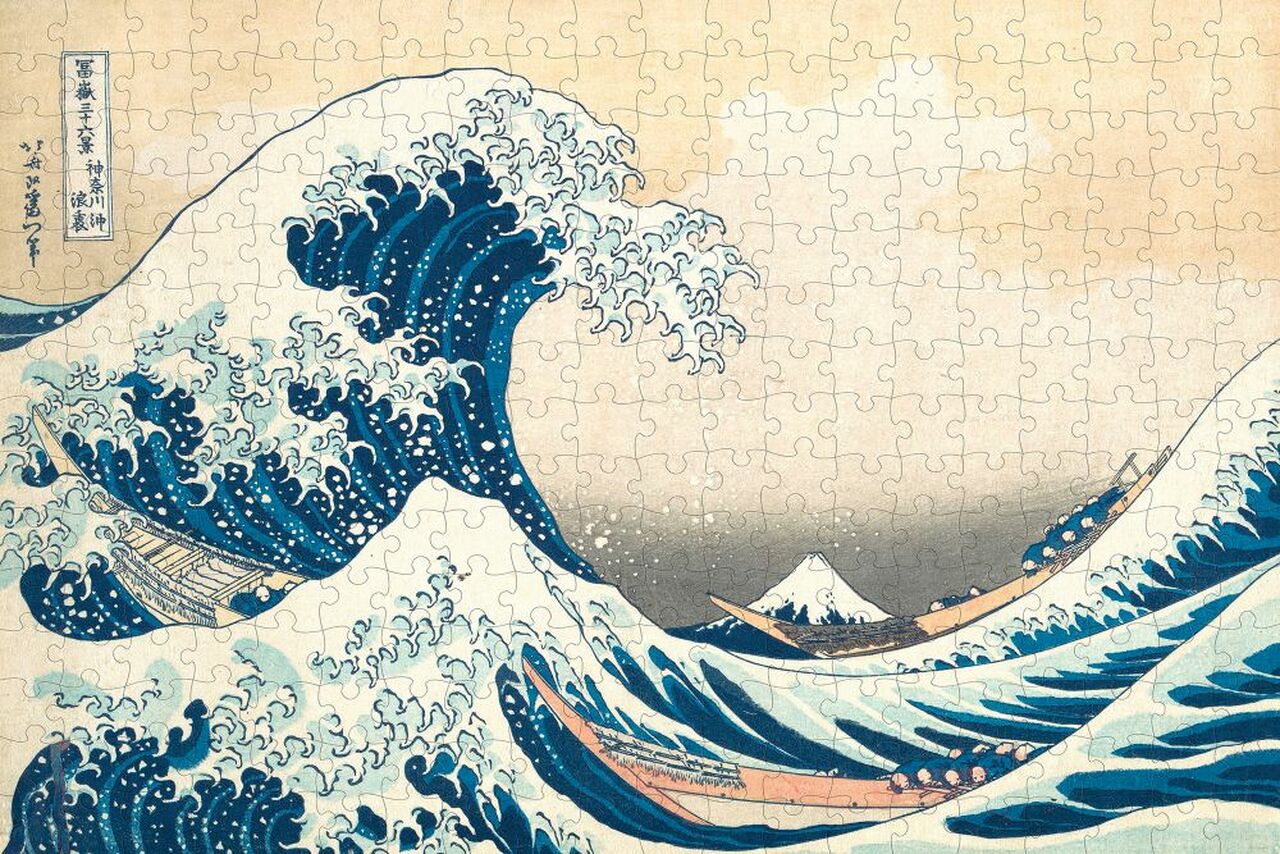 Hokusai The Great Wave 500 pce Japanese Puzzle - Image 3