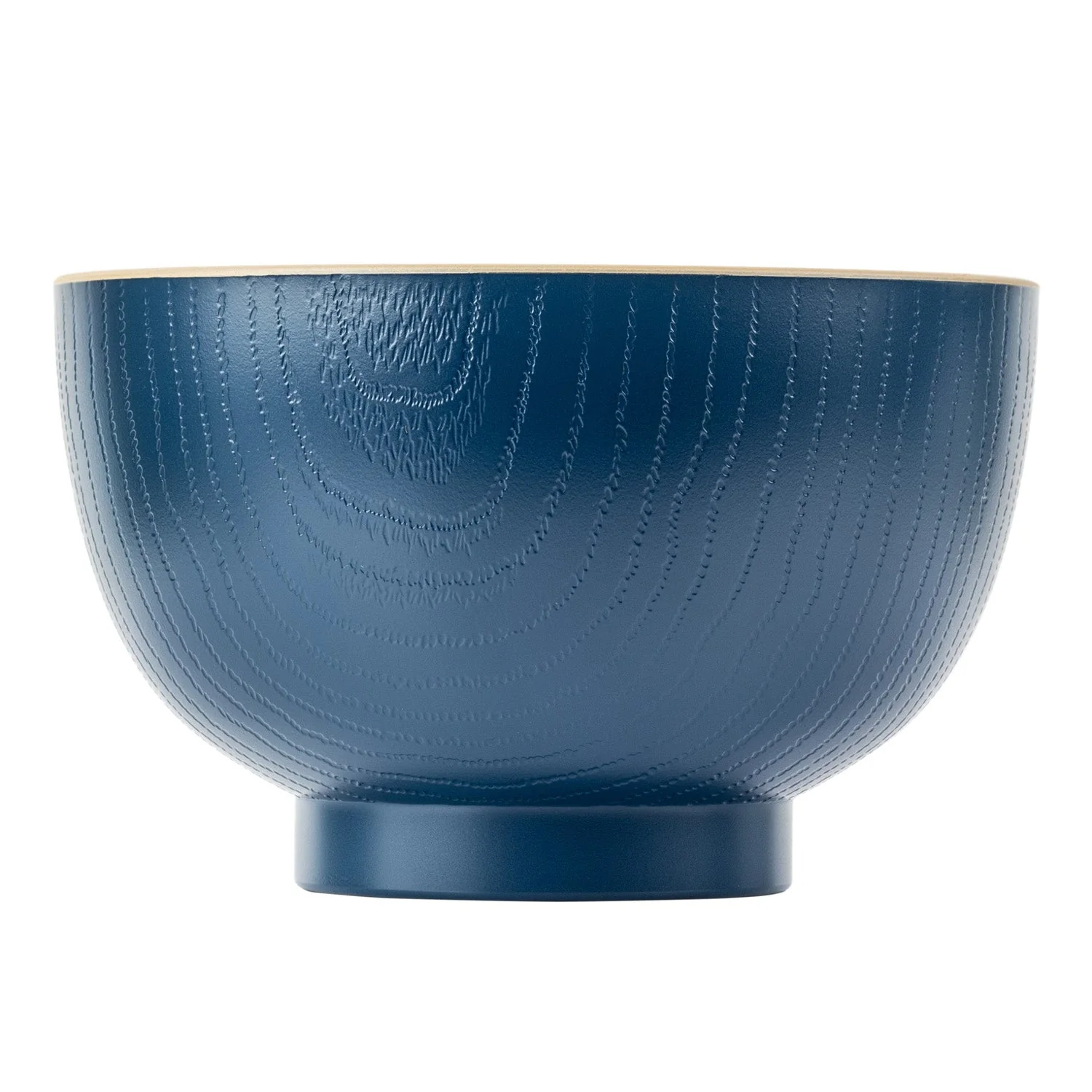 Indigo Blue Japanese Lacquer Bowl - Image 3