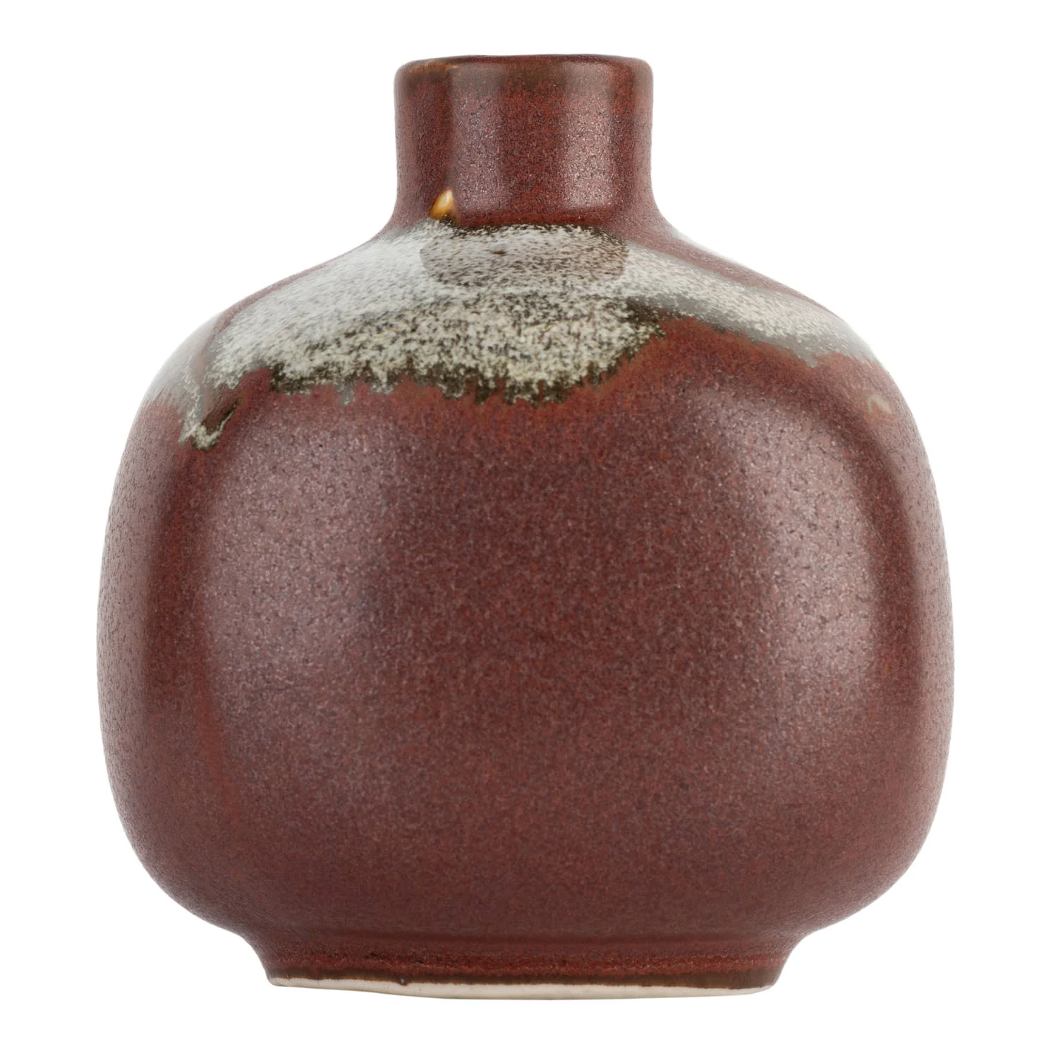 Iron Red Japanese Mini Vase - Image 2