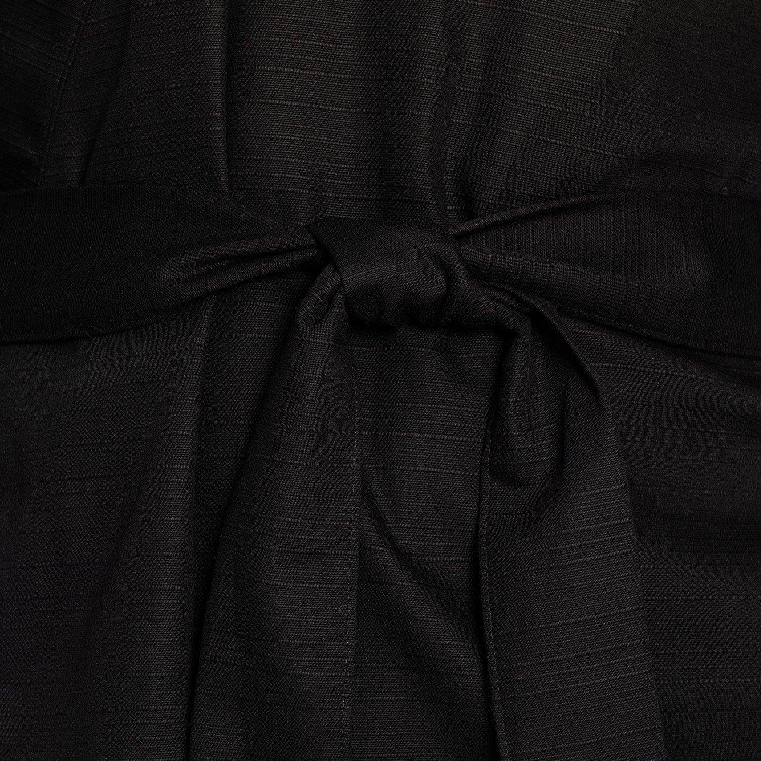 Japanese Kimono Zen Long Black - Image 4