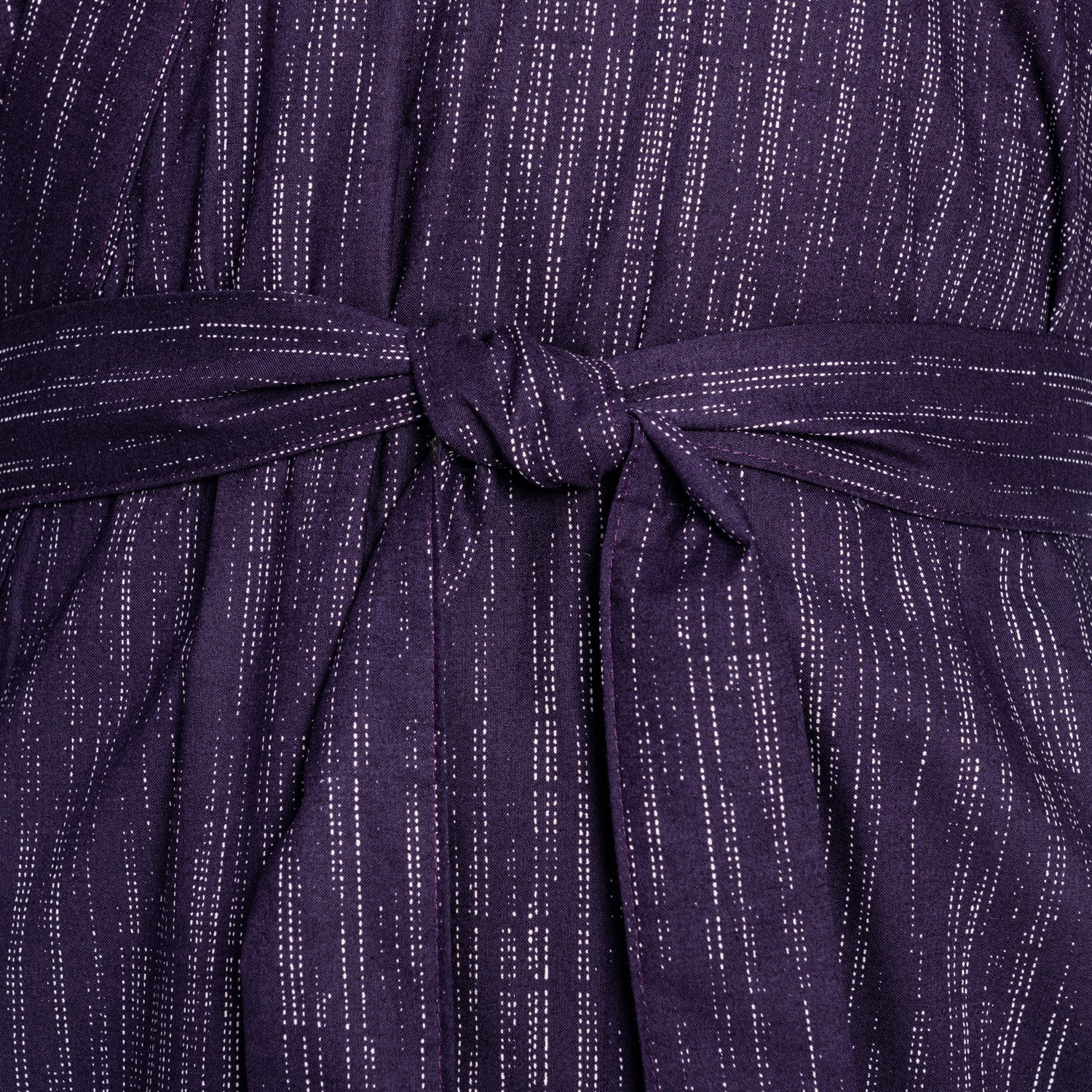 Kasuri Navy Mens Traditional Japanese Kimono - Image 4