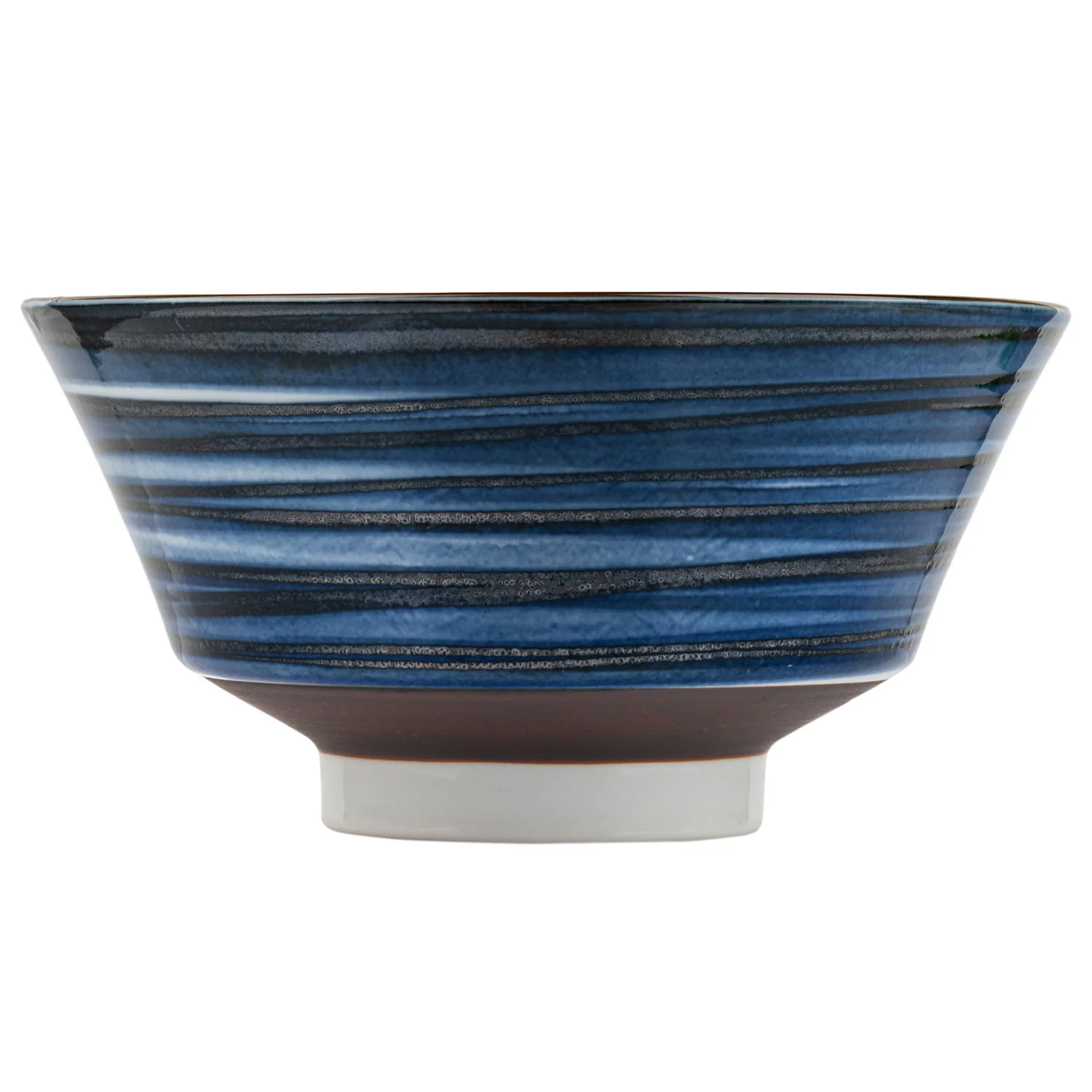 Komasuji Blue Swirl Japanese Ramen Bowl - Image 3