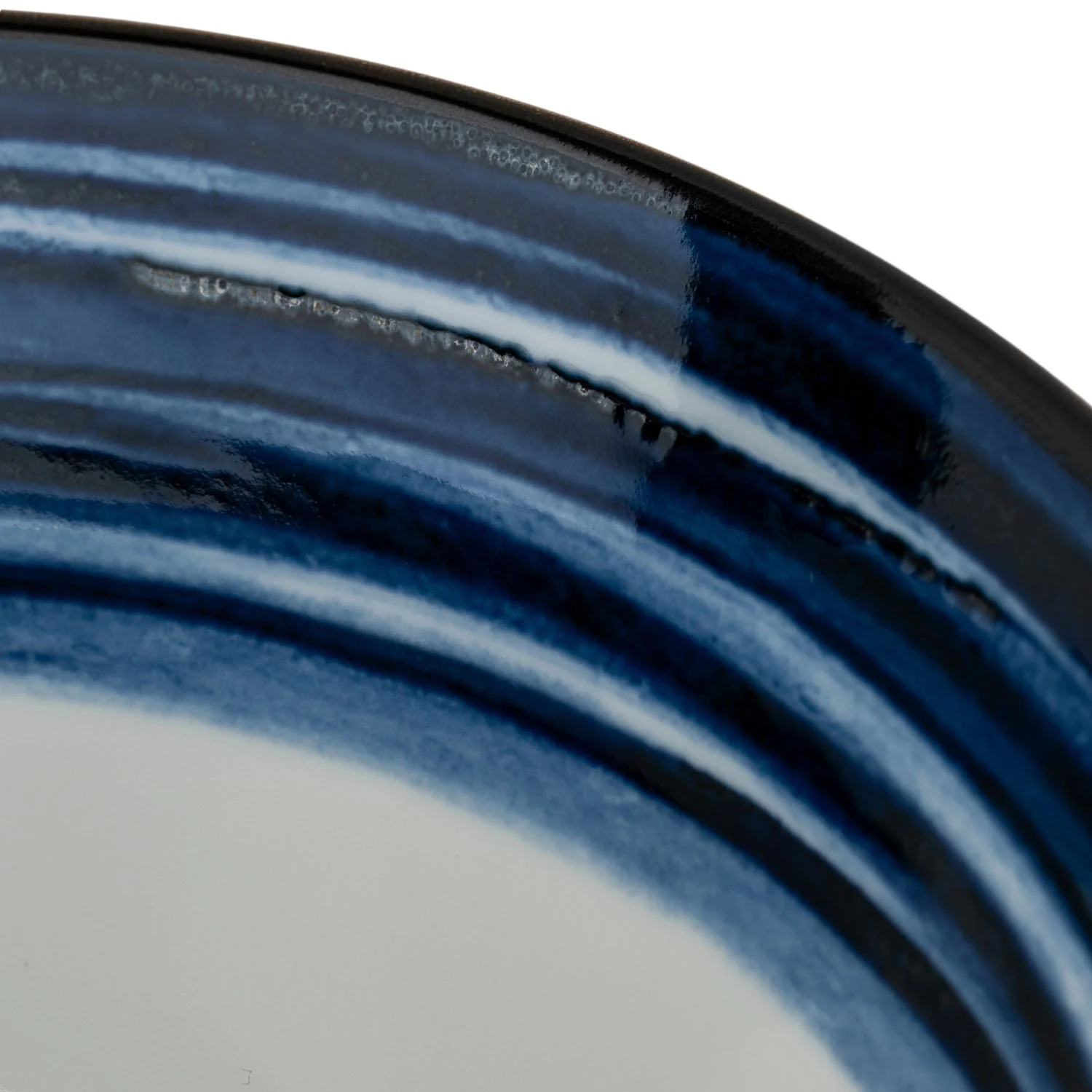 Komasuji Blue Swirl Japanese Ramen Bowl - Image 4