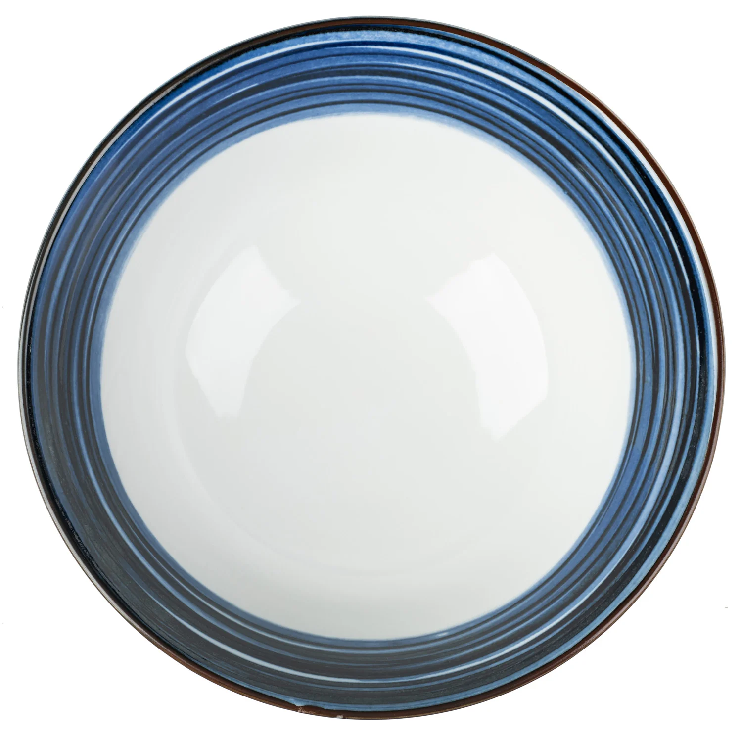 Komasuji Blue Swirl Japanese Ramen Bowl Set - Image 4