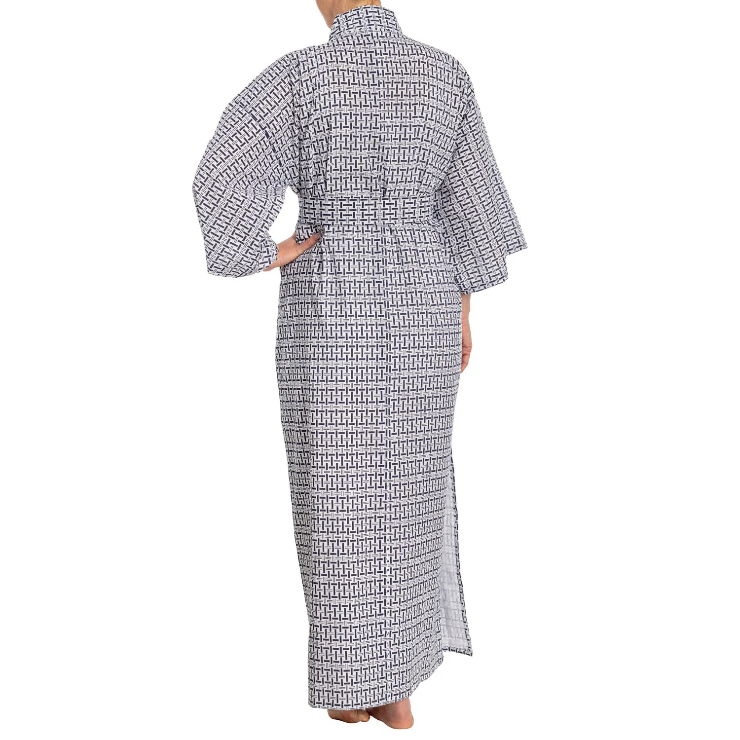 Ladies Cotton Japanese Nemaki Kimono - Image 3