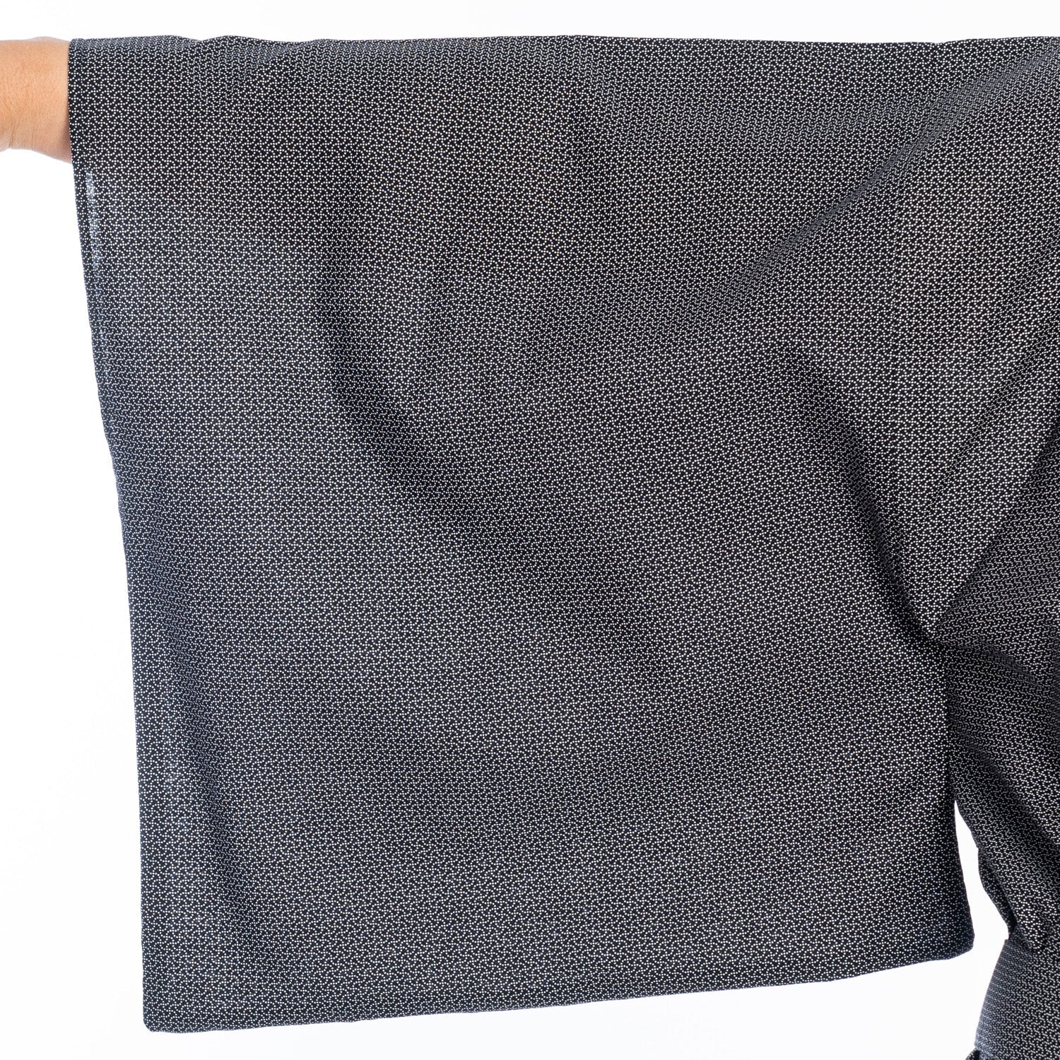 Mens Black Cotton Japanese Yukata - Image 3