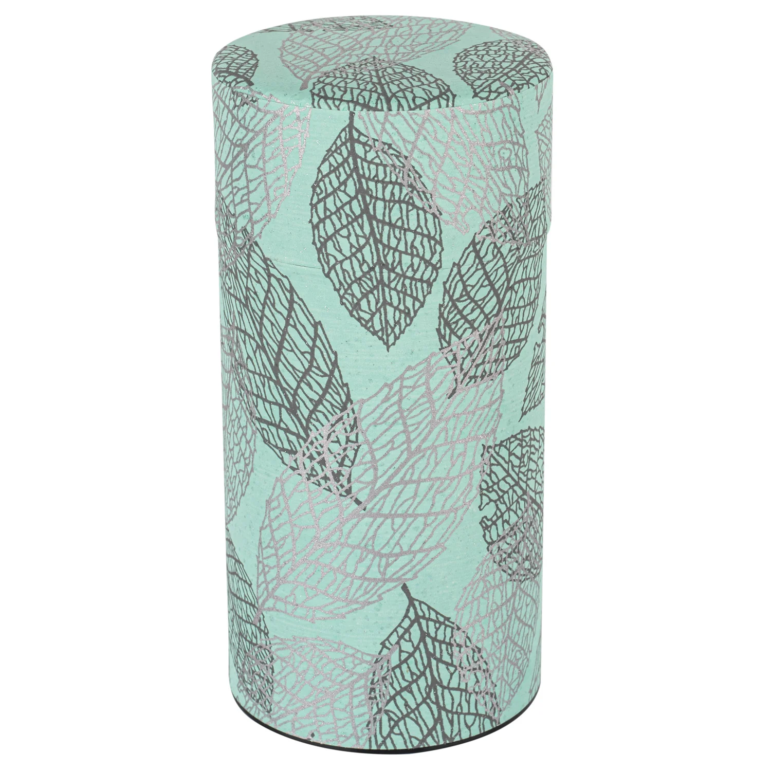 Mint Blue Leaf Premium Japanese Tea Caddy