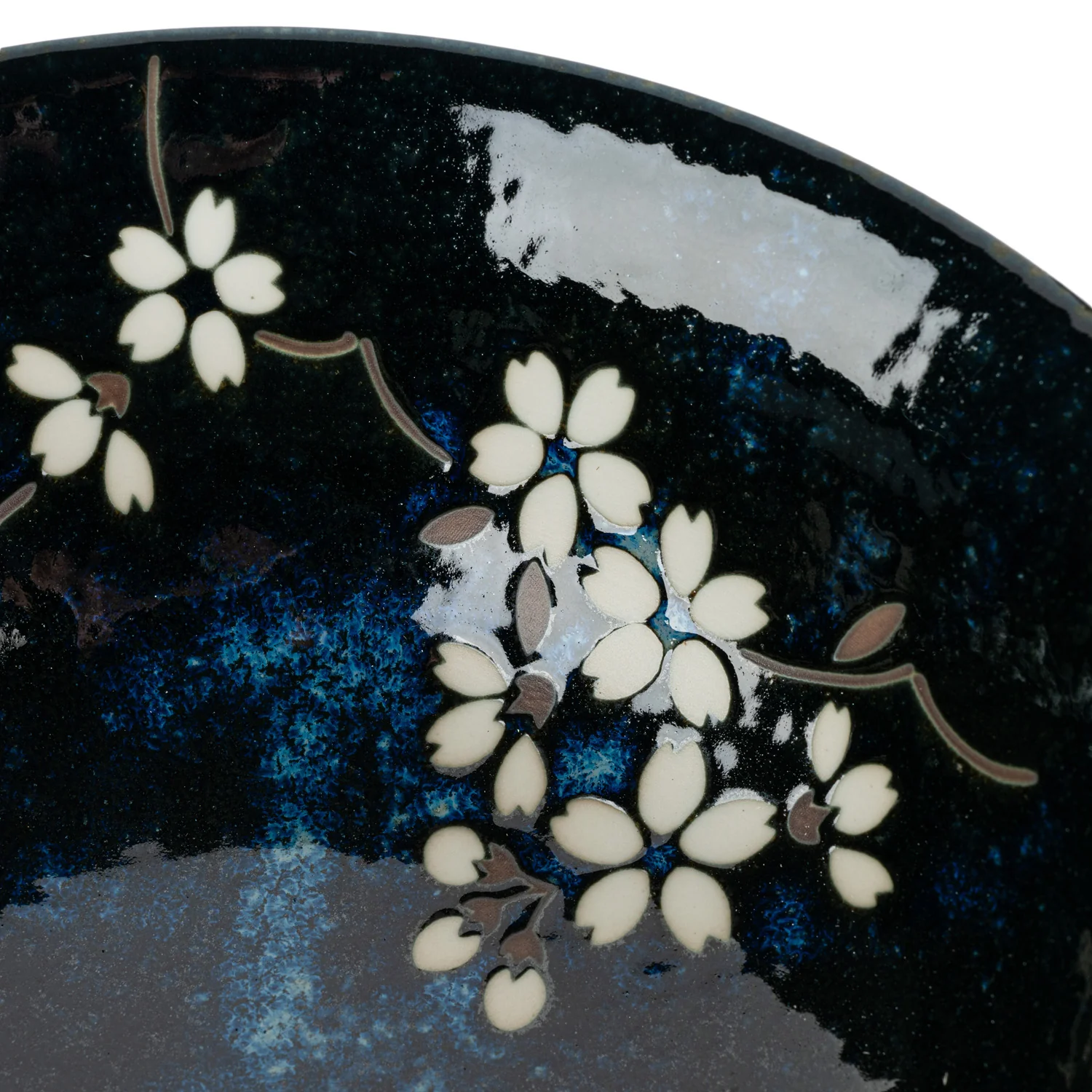 Navy Sakura Japanese Ramen Bowl - Image 4