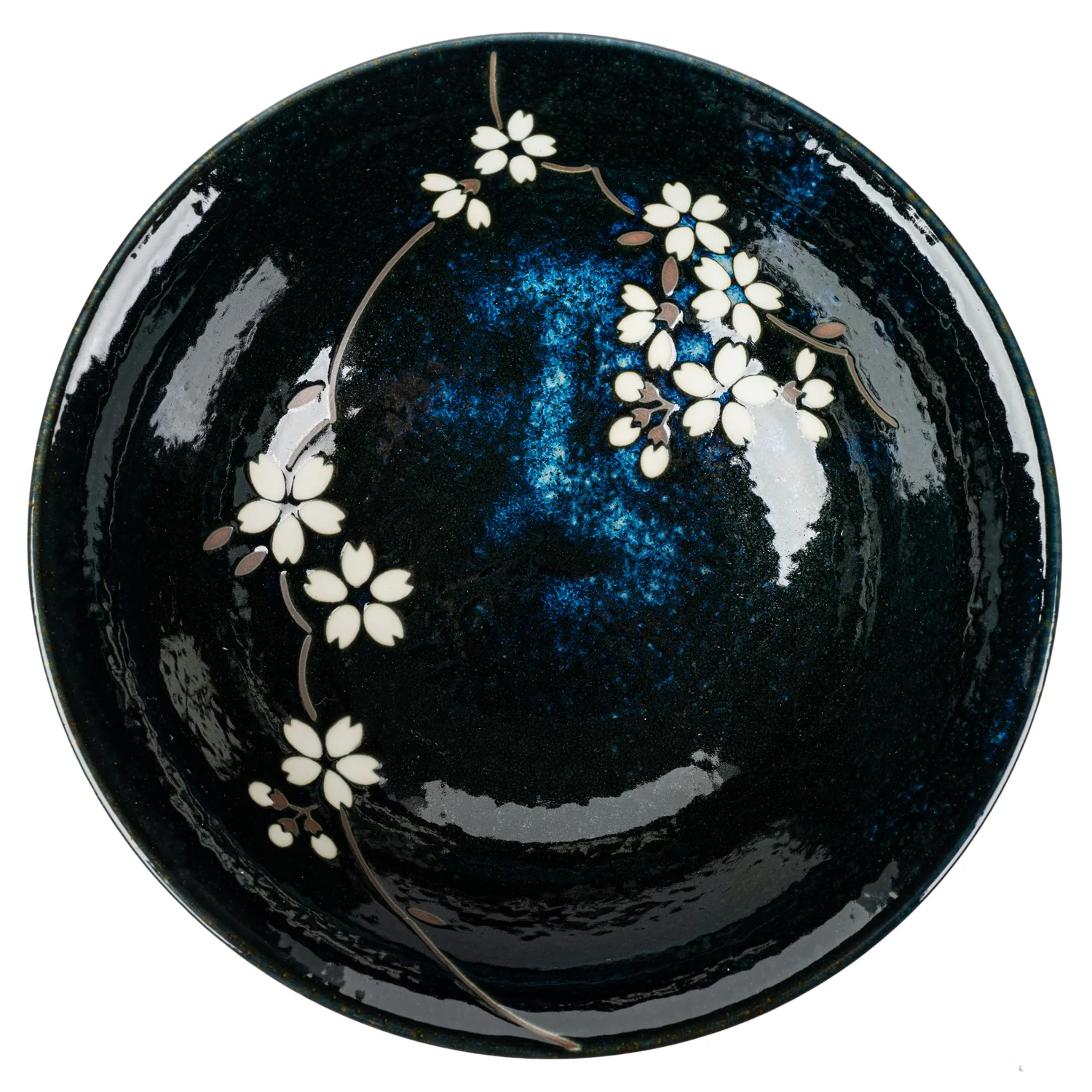 Navy Sakura Japanese Ramen Bowl - Image 5