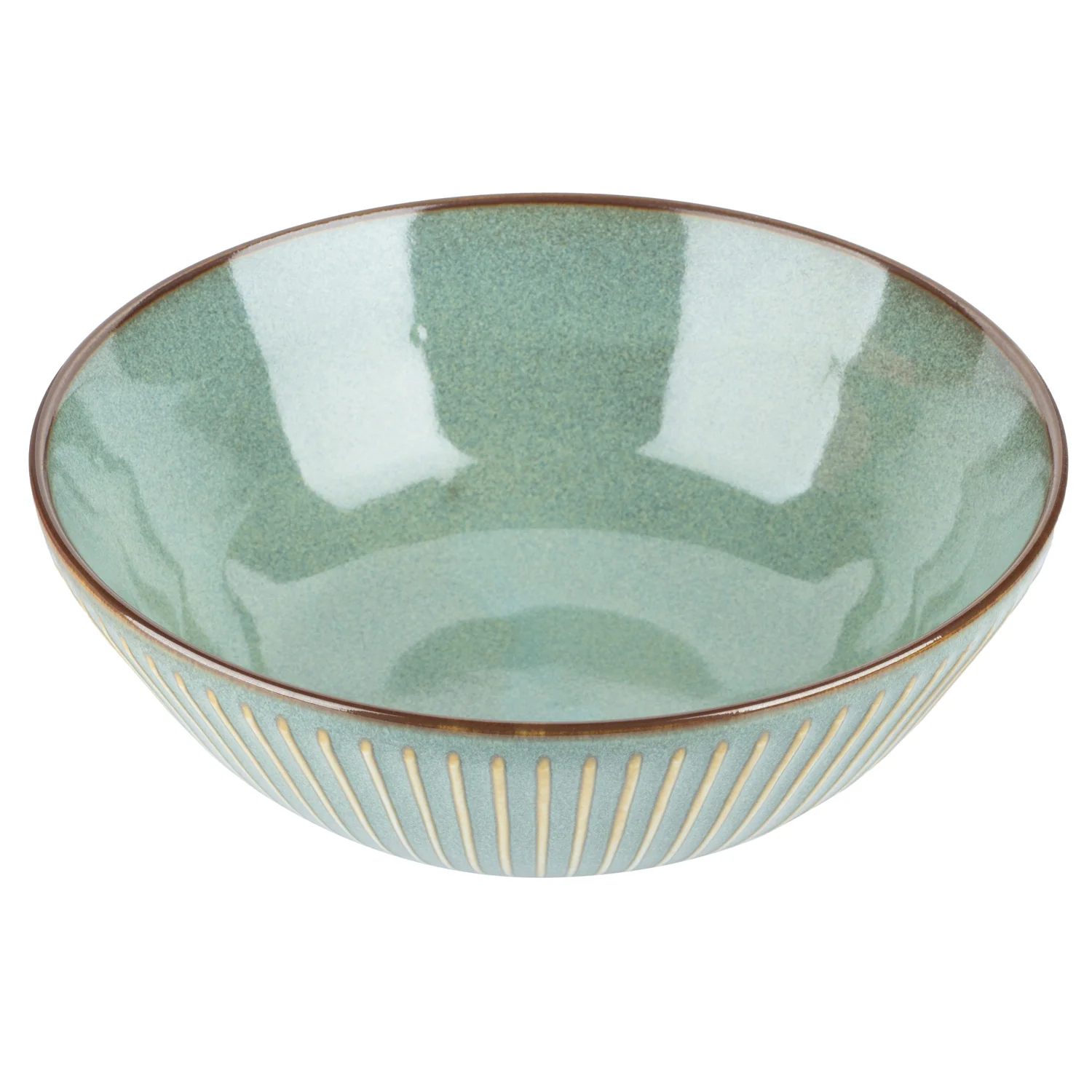 Olive Green Sendan Japanese Noodle Bowl - Image 2