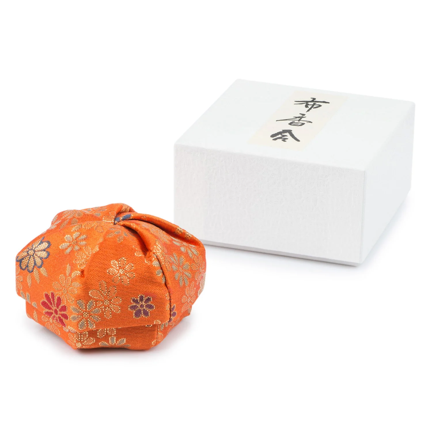 Orange Floral Traditional Japanese Jewellery Box - Image 3