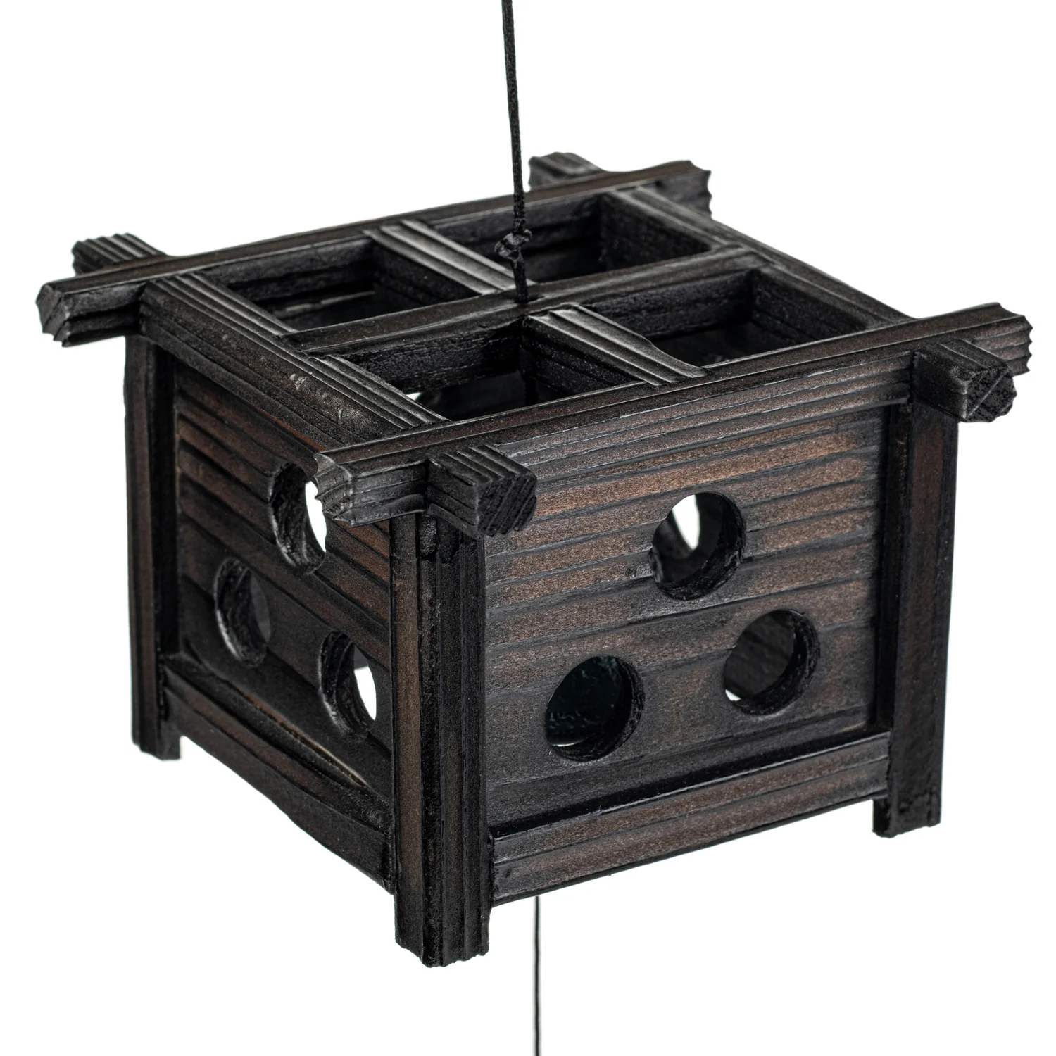 Osaka Cast Iron and Wood Japanese Windchime - Image 3
