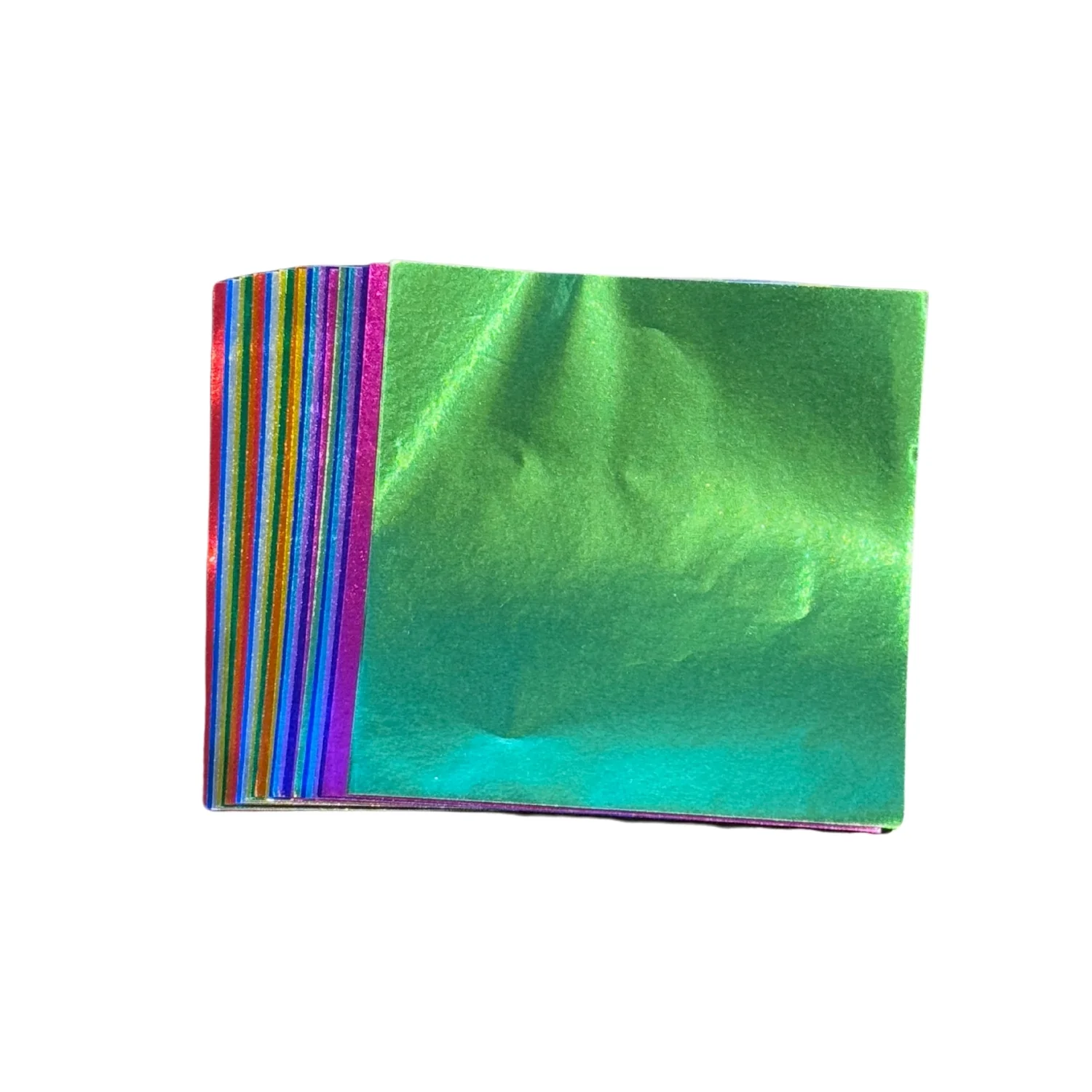 Pack 50 Small Sheets Foil Japanese Origami Paper - Image 3