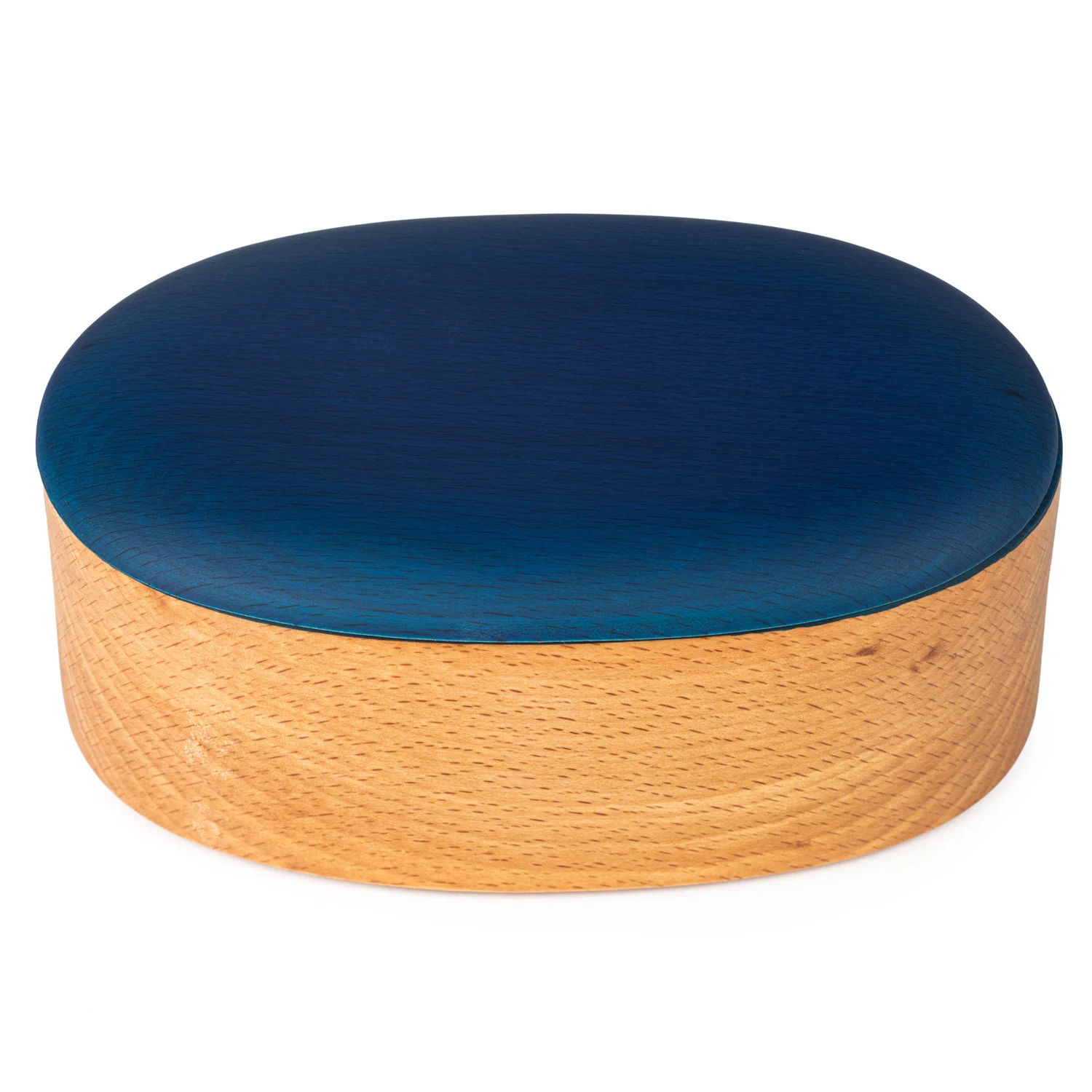 Premium Blue Japanese Wooden Bento Box