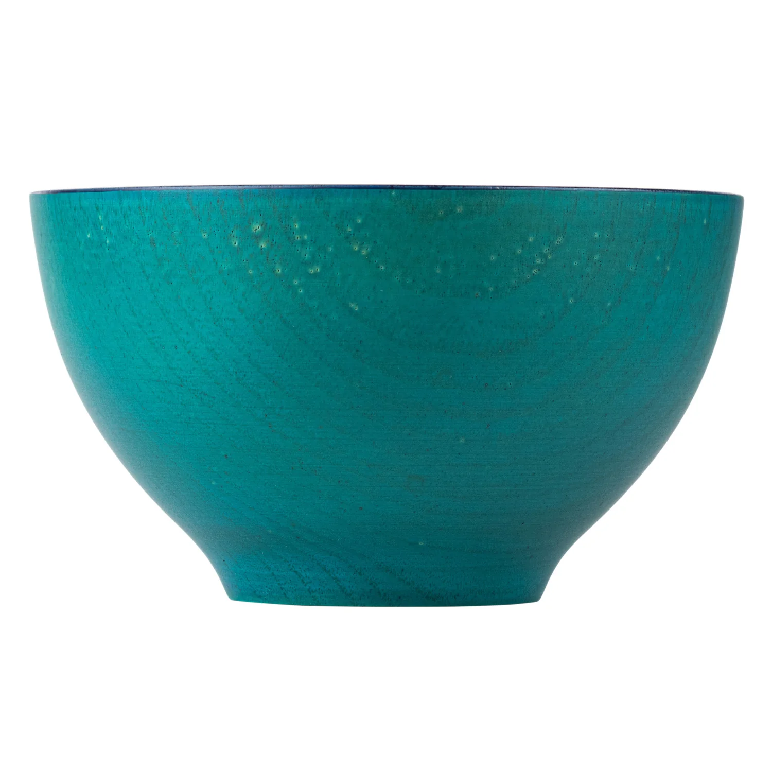 Premium Turquoise Japanese Wooden Soup Bowl - Image 3