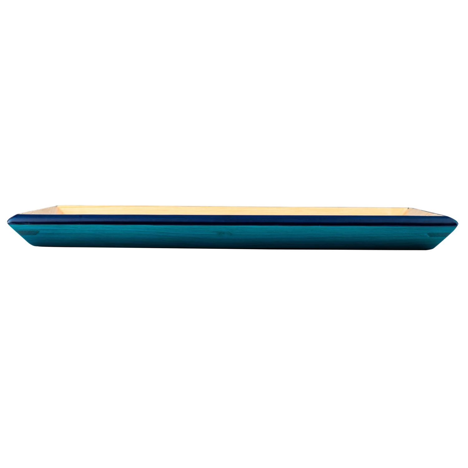Premium Turquoise Japanese Wooden Tray - Image 4