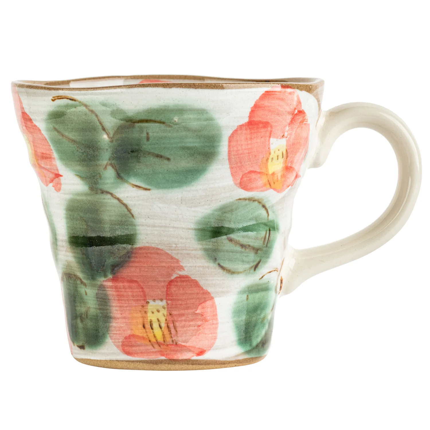 Red Camellia Japanese Mug - Image 2