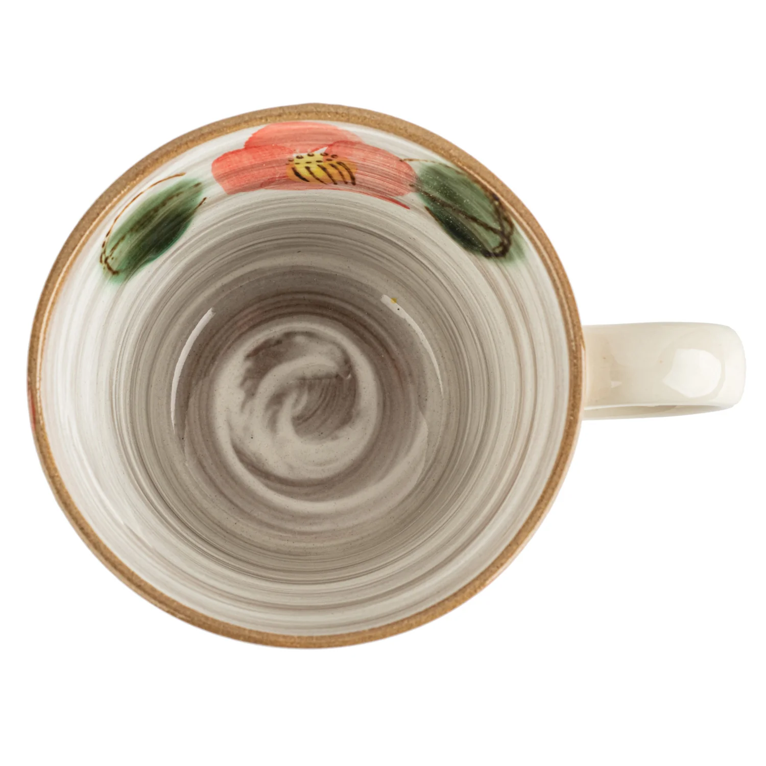 Red Camellia Japanese Mug - Image 4